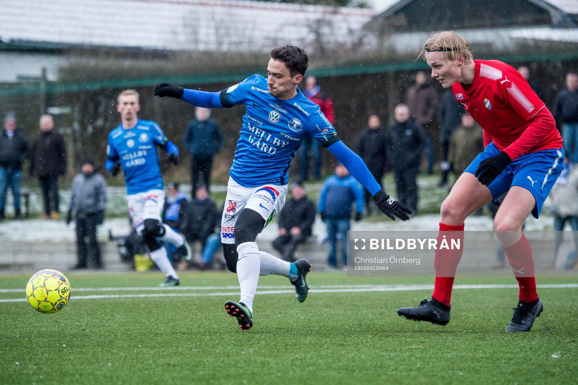 Trelleborgs Hugo Andersson mot Östers Filip Örnblom