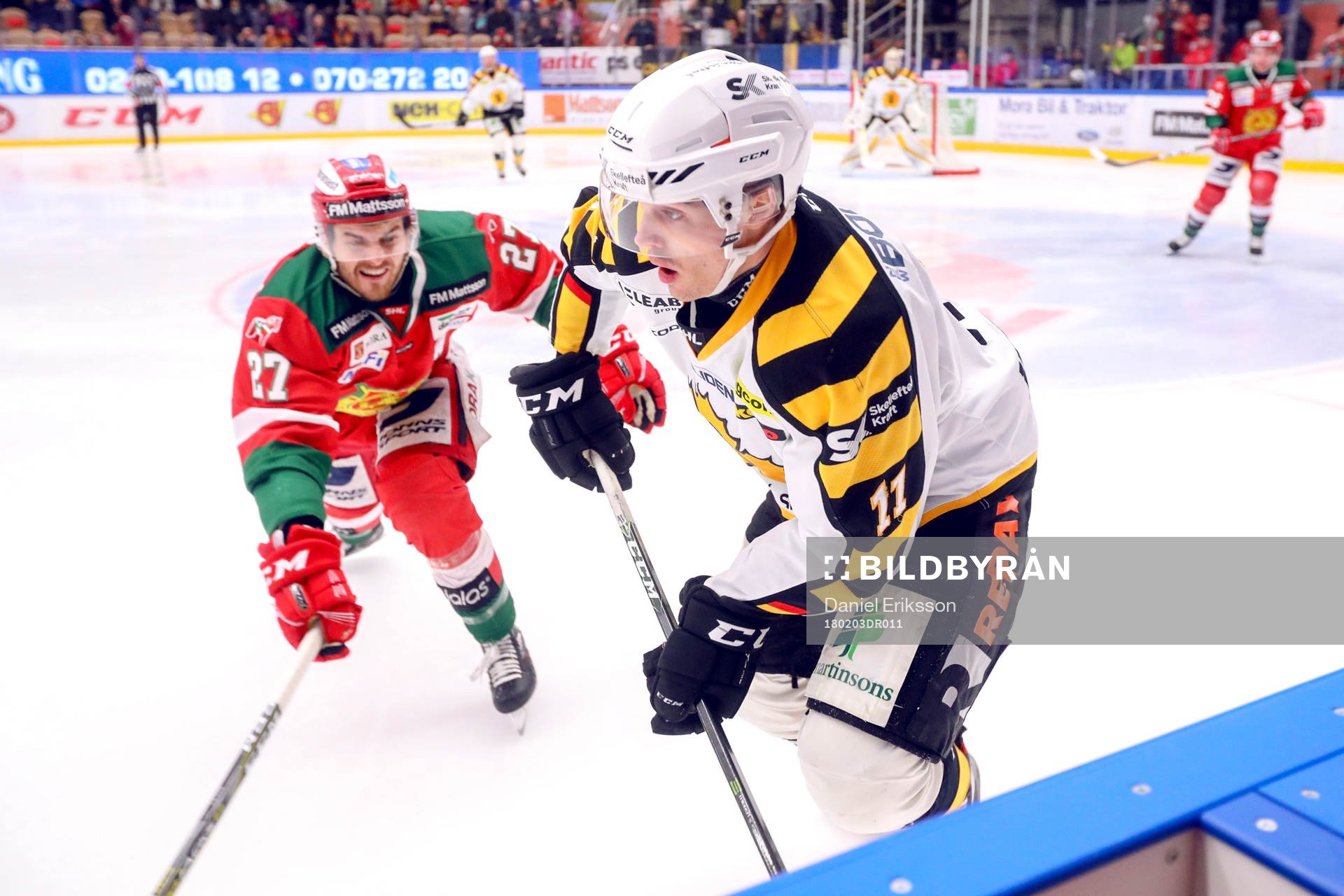 Skellefteås Henrik Hetta och Moras Matt Bailey