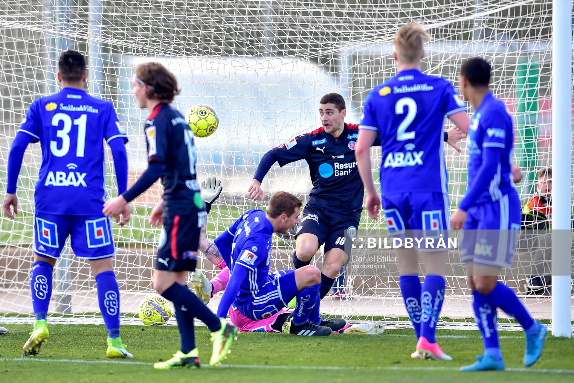 Helsingborgs Mattias Almeida gör 1-0