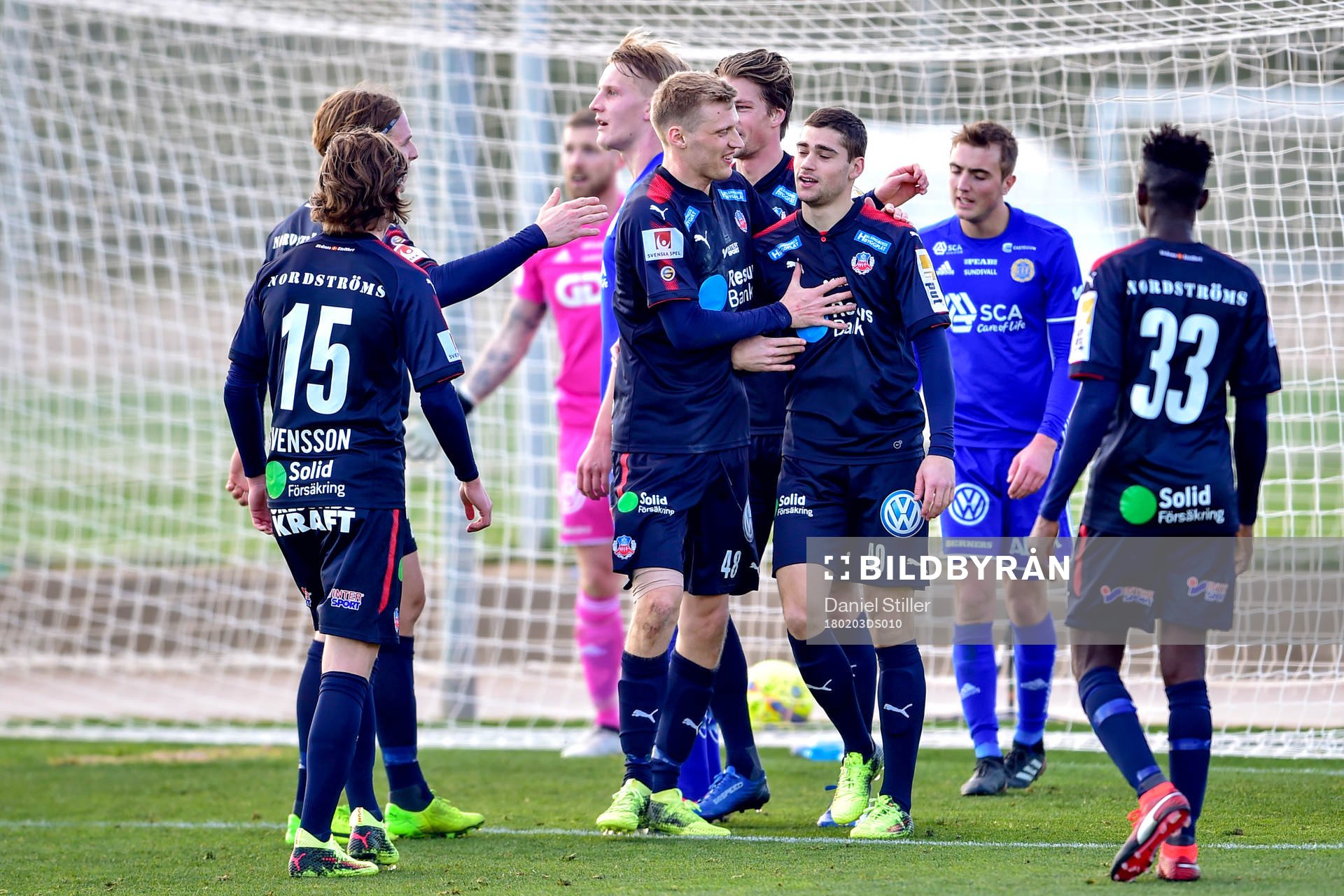 Helsingborgs Mattias Almeida jublar