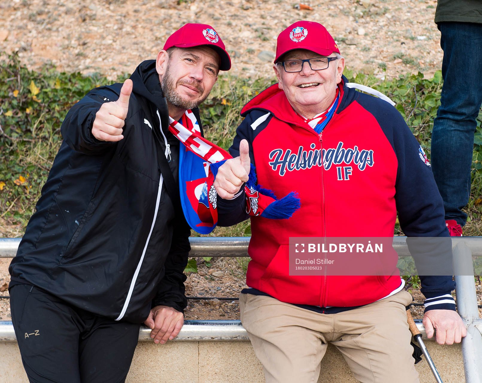 Supportrar från Helsingborg