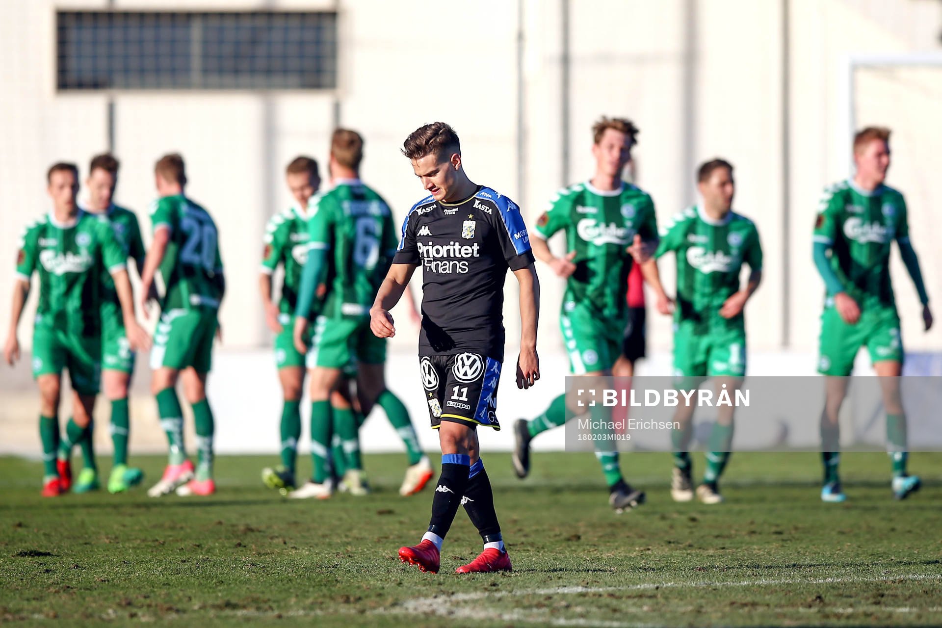 IFK Göteborgs Amin Affane deppar