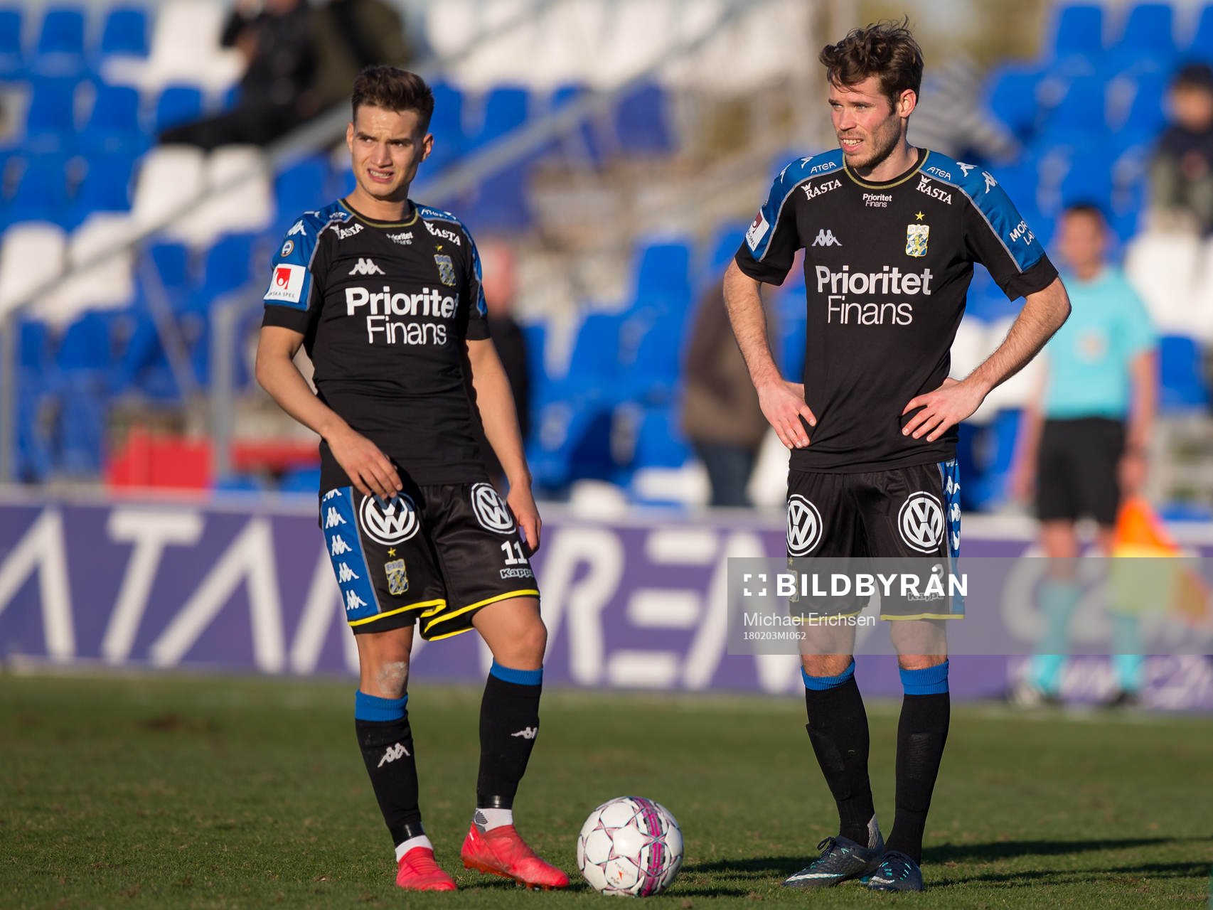 IFK Göteborgs Amin Affane och Emil Salomonsson