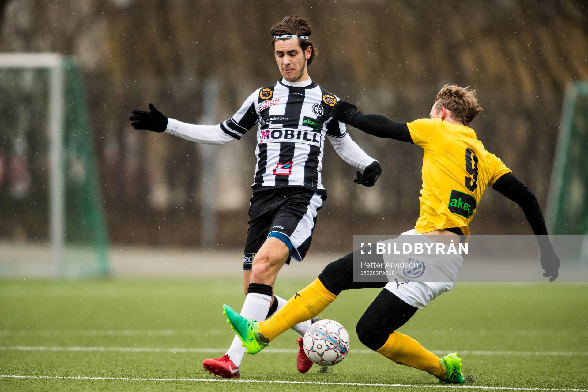 Landskronas Adi Nalic och Lunds Andreas Birgersson