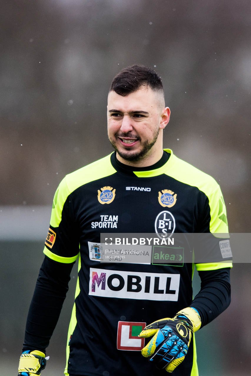 Landskronas målvakt Amr Kaddoura
