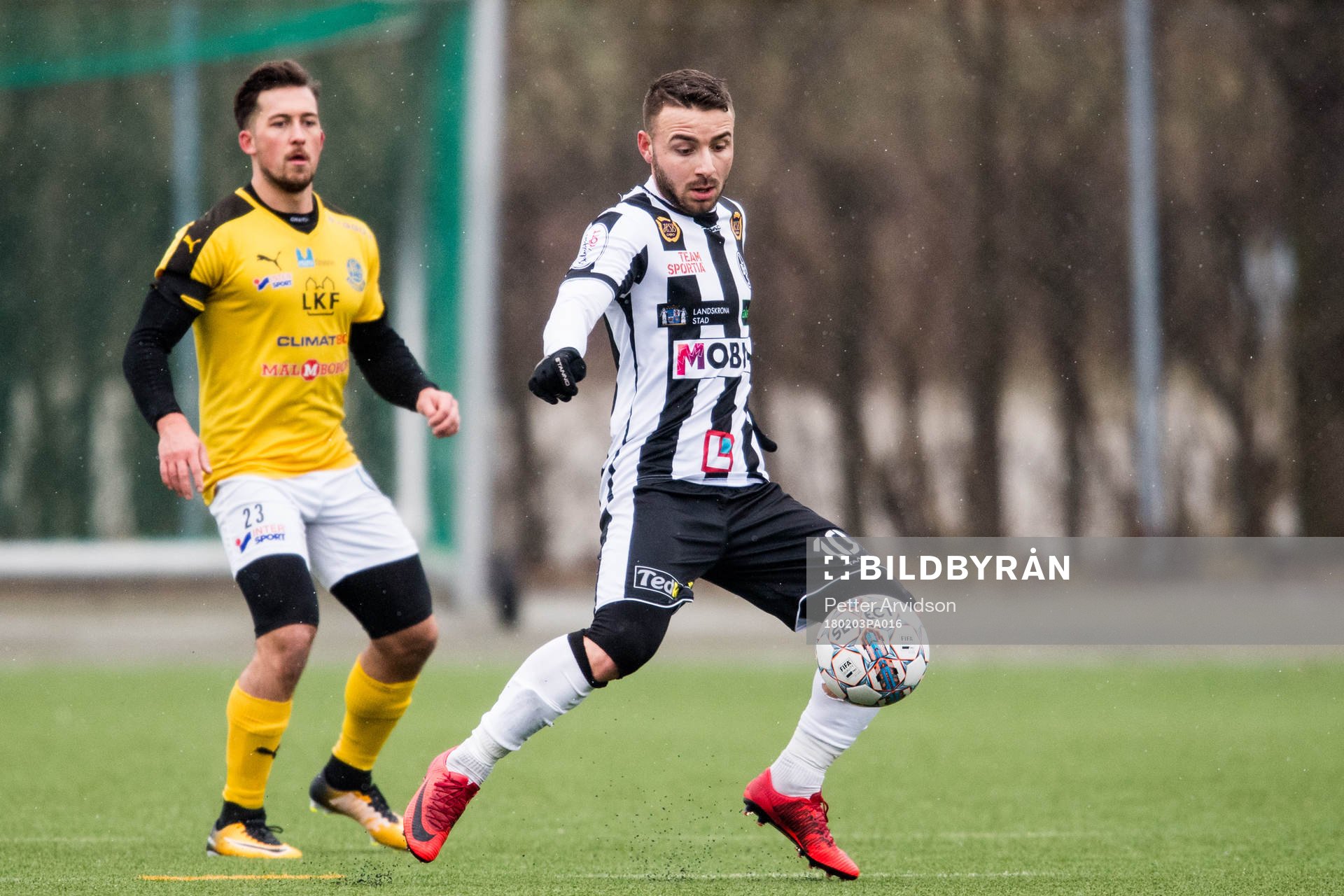 Landskronas Filip Pivkovski och Lunds Gustav Hillstedt