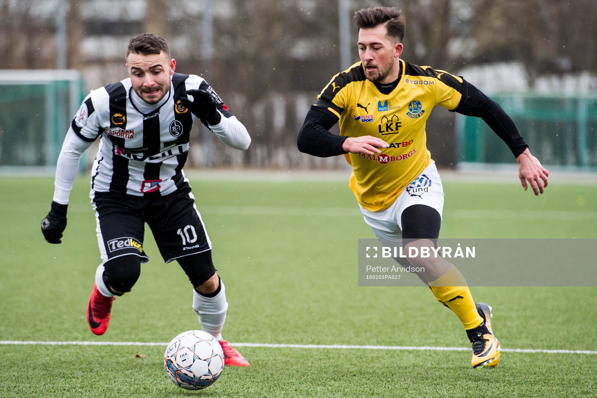 Landskronas Filip Pivkovski och Lunds Gustav Hillstedt