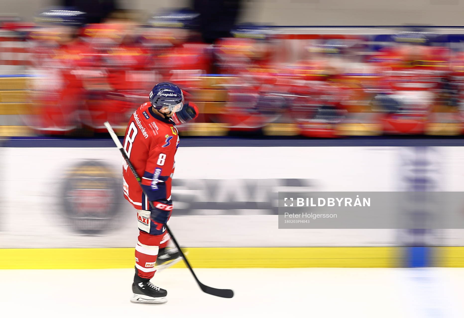 Linköpings Derek Roy jublar