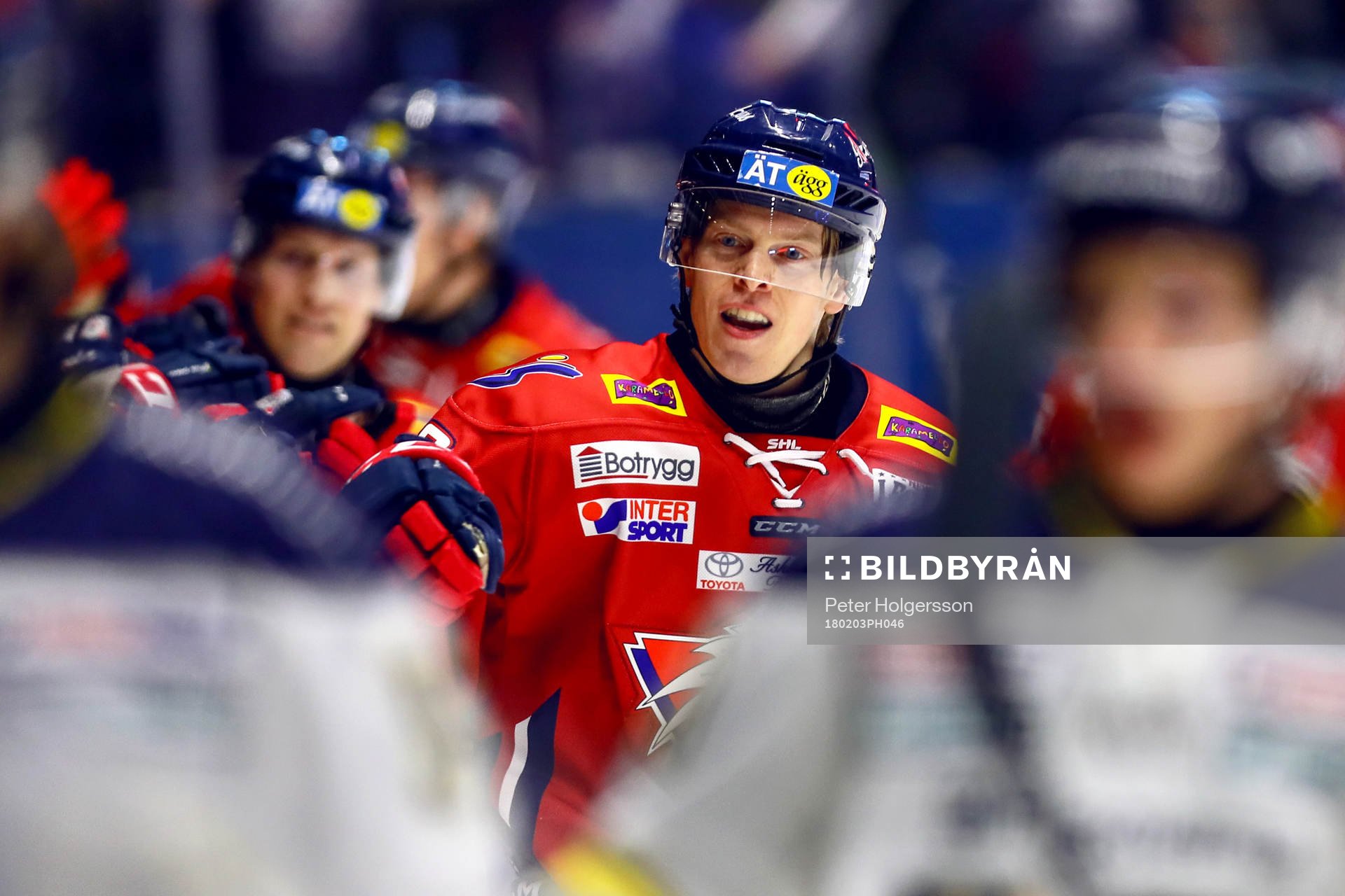 Linköpings Ken André Olimb jublar