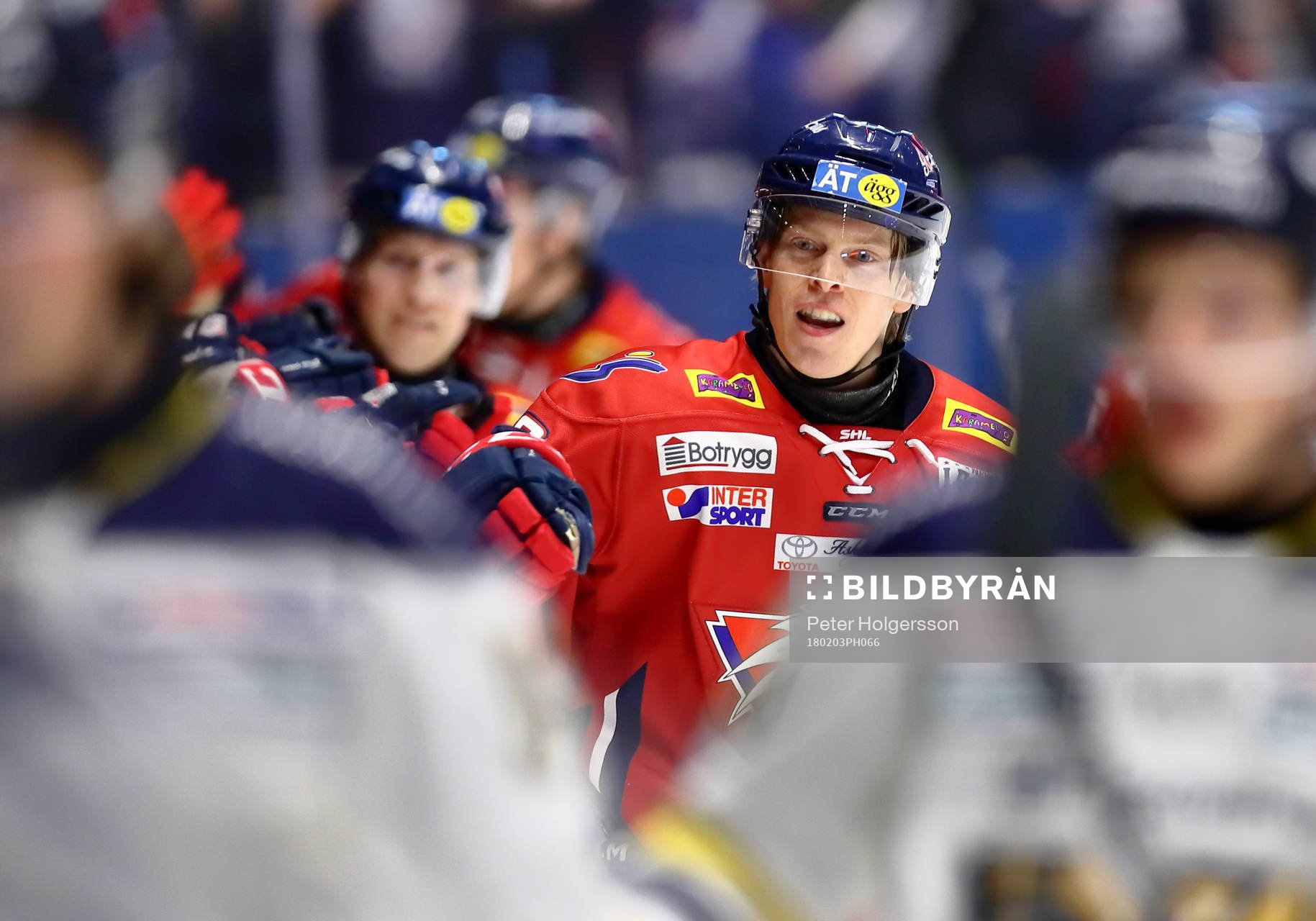 Linköpings Ken Andre Olimb jublar