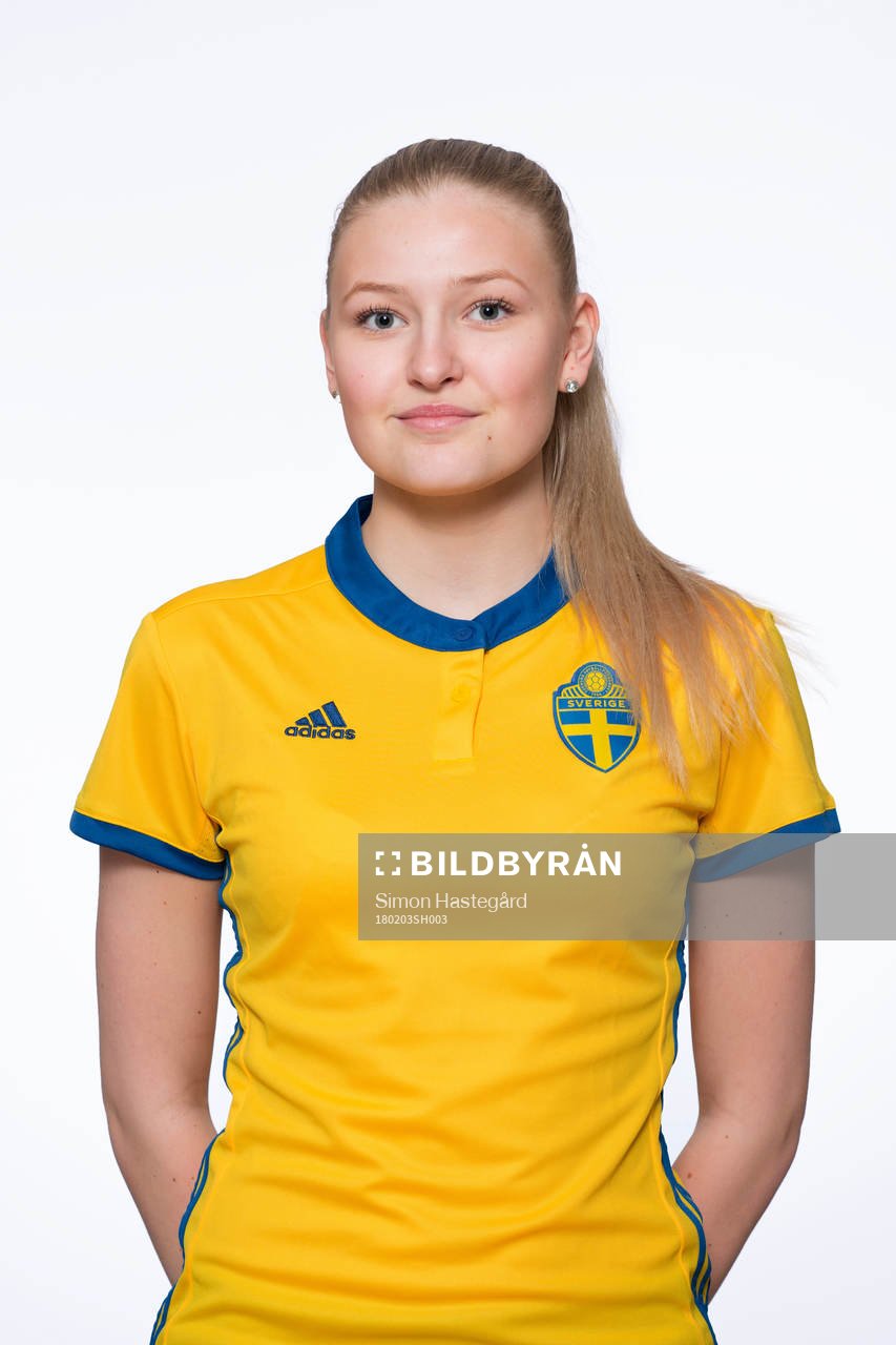 Kajsa Ekström i F17-landslaget