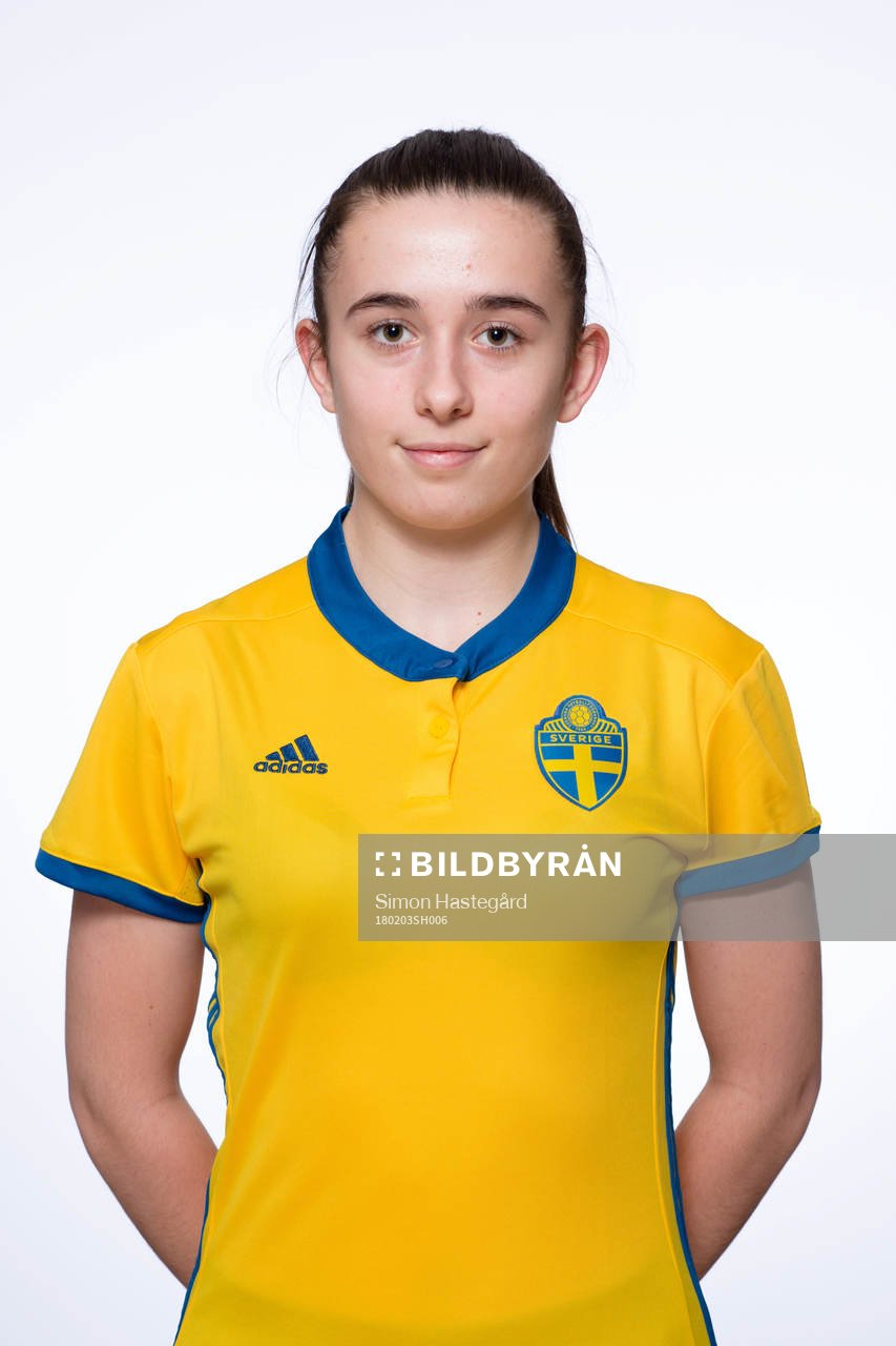 Lisa Johansson i F17-landslaget