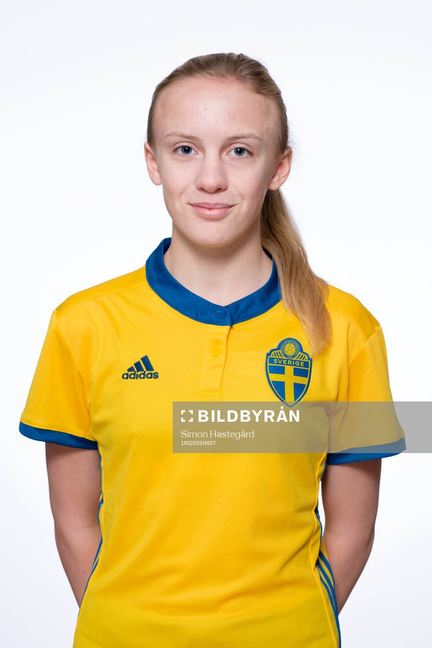 Hanna Andersson i F17-landslaget