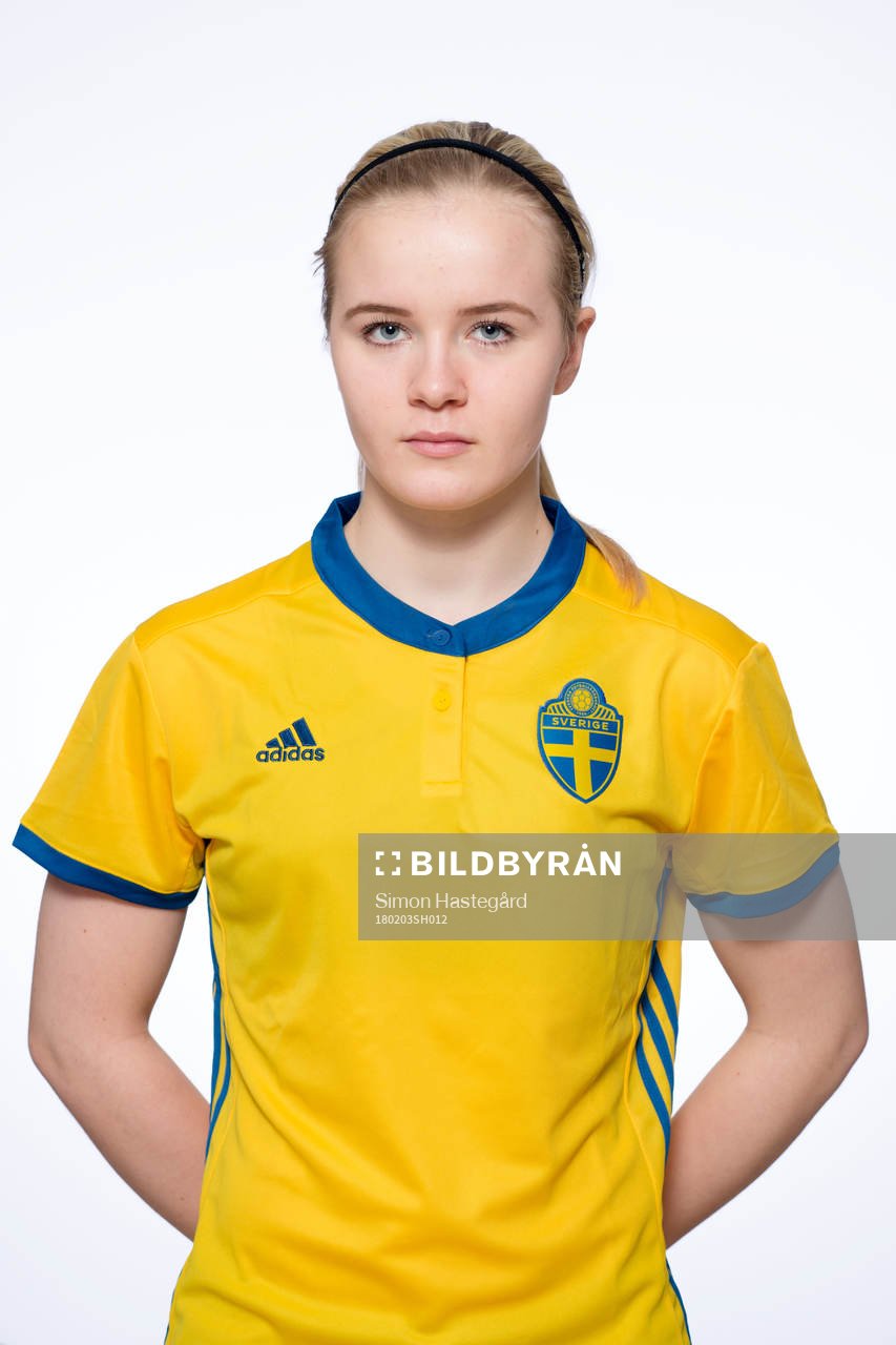 Matilda Liljefors i F17-landslaget