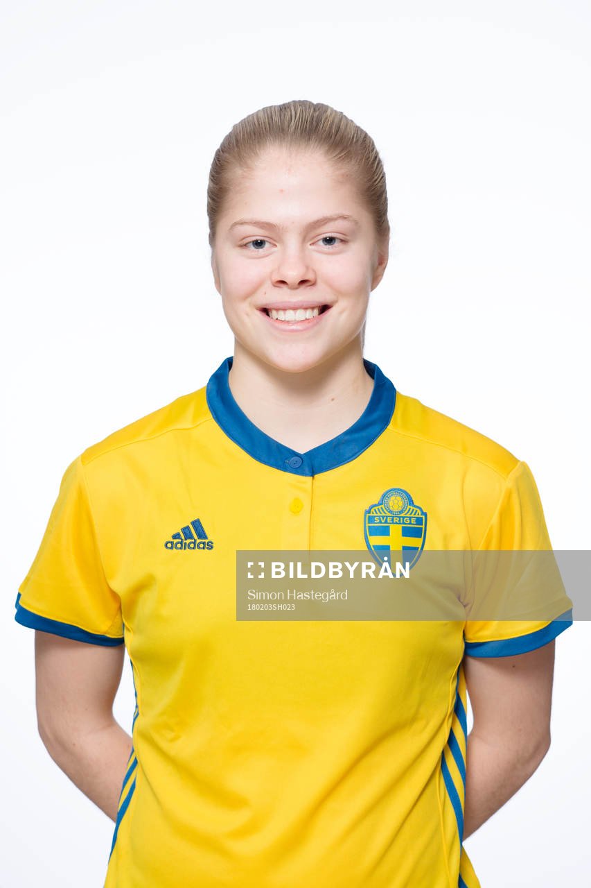 Maja Viström i F17-landslaget