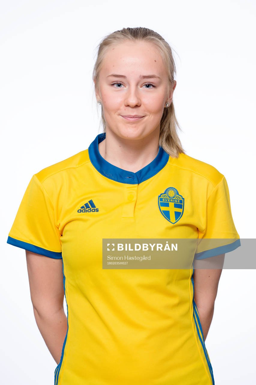 Emma Paulsson i F17-landslaget