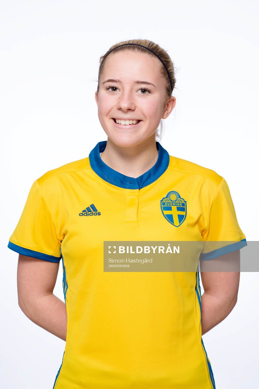 Clara Härdling i F17-landslaget