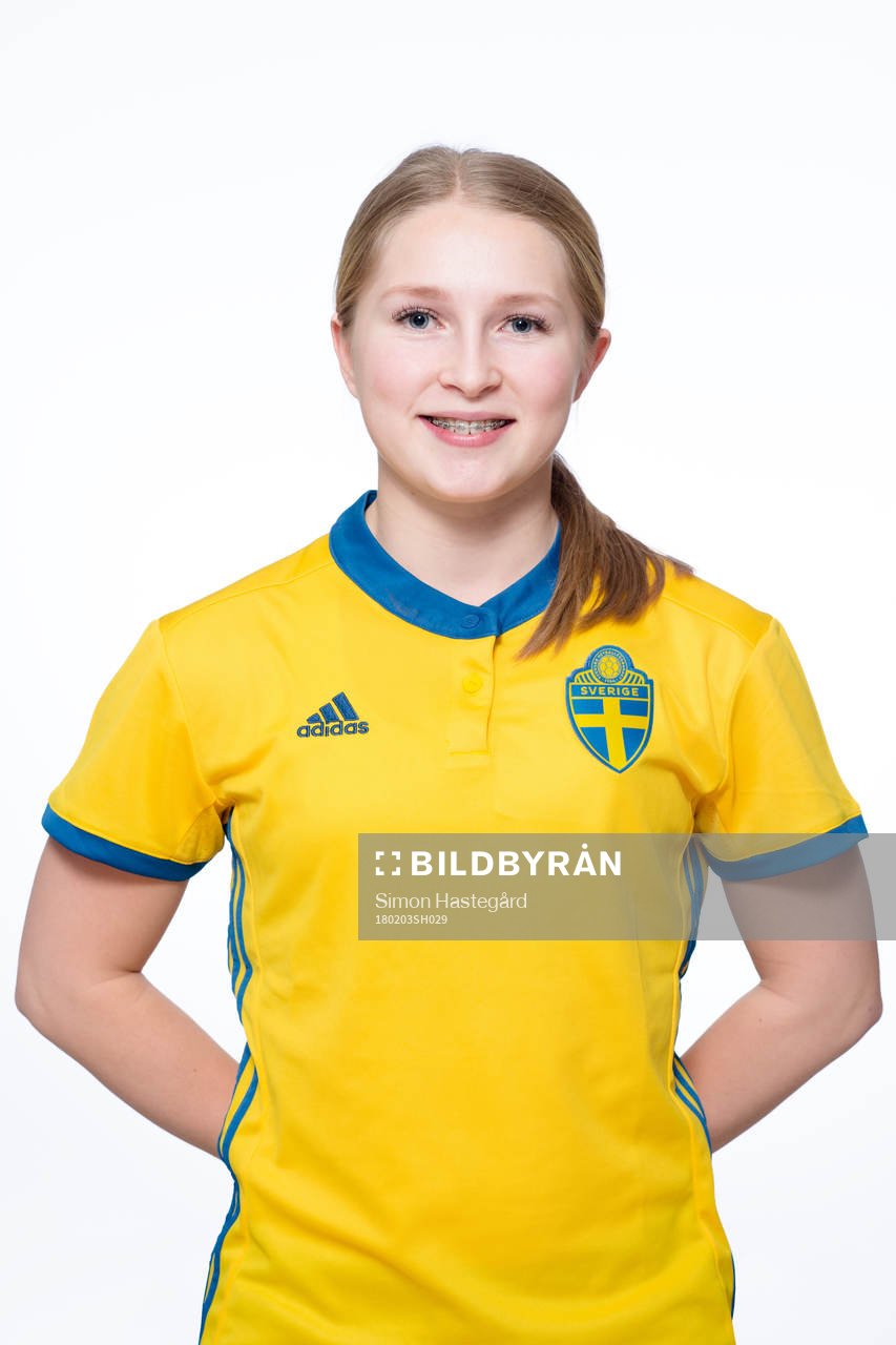 Hanna Andersson i F17-landslaget