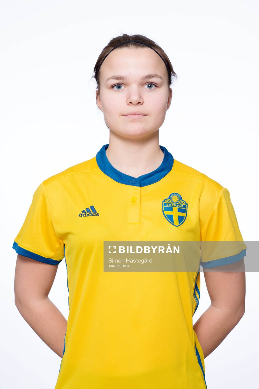 Johanna Lindell  i F17-landslaget