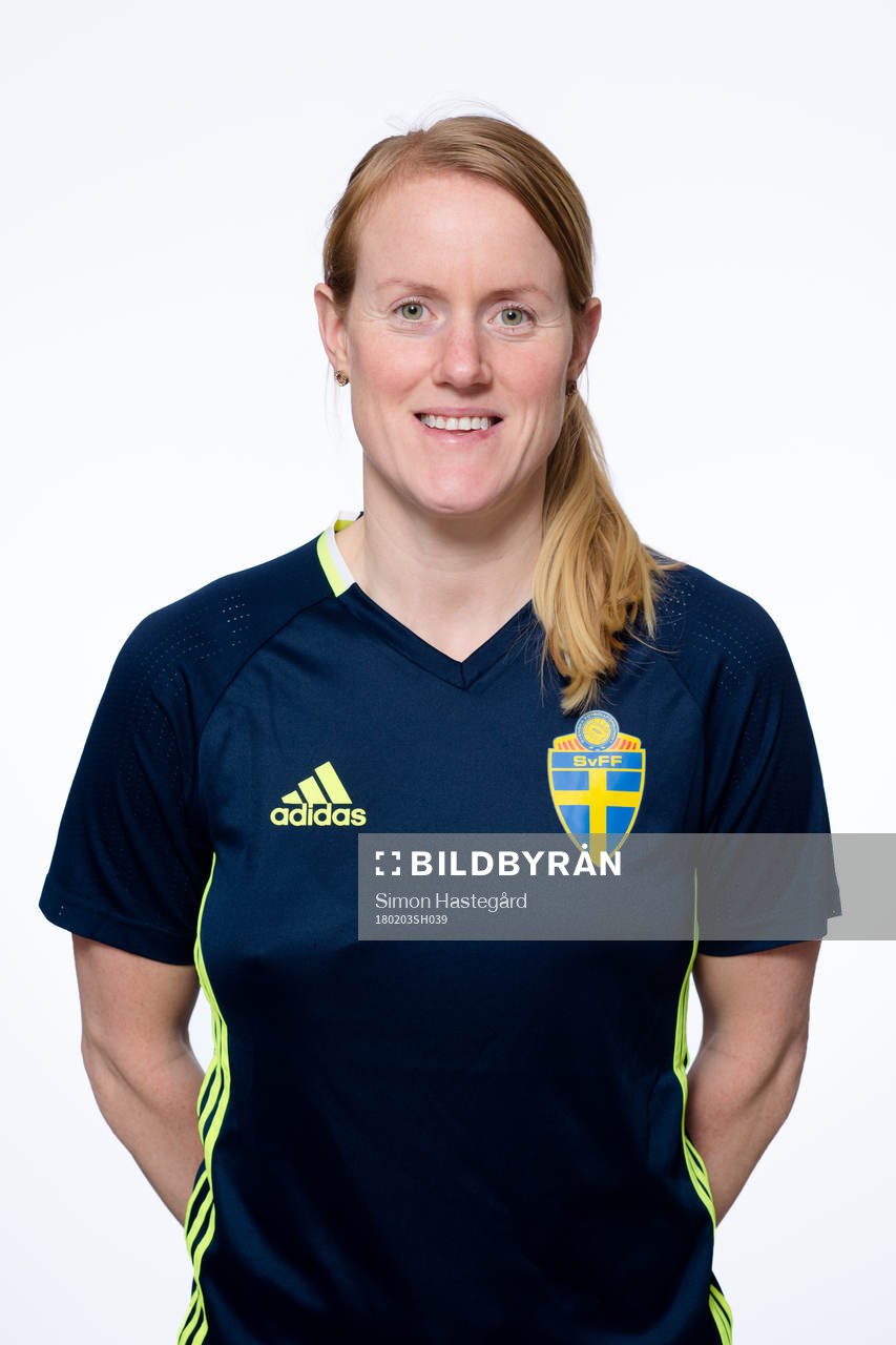 Kristin Hammaström,  i F17-landslaget poserar för porträtt den 3 februari 2018 i Stockholm.