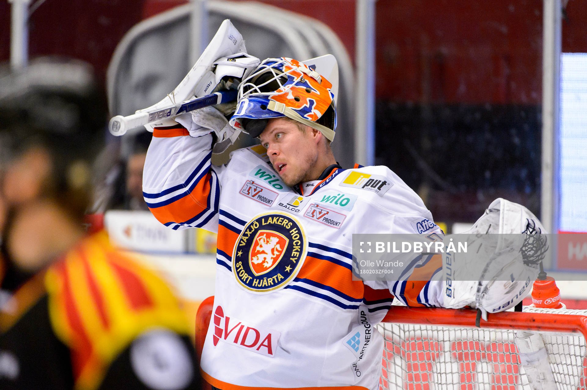 Växjös målvakt Viktor Fasth