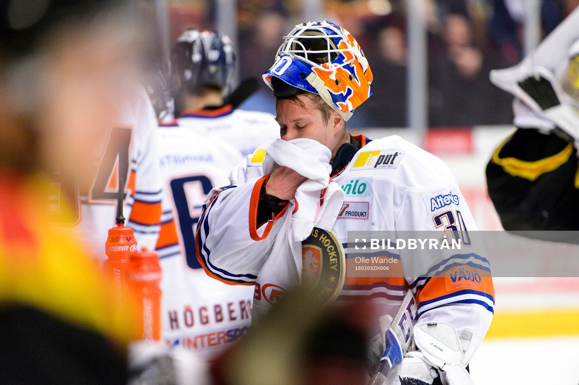 Växjös målvakt Viktor Fasth
