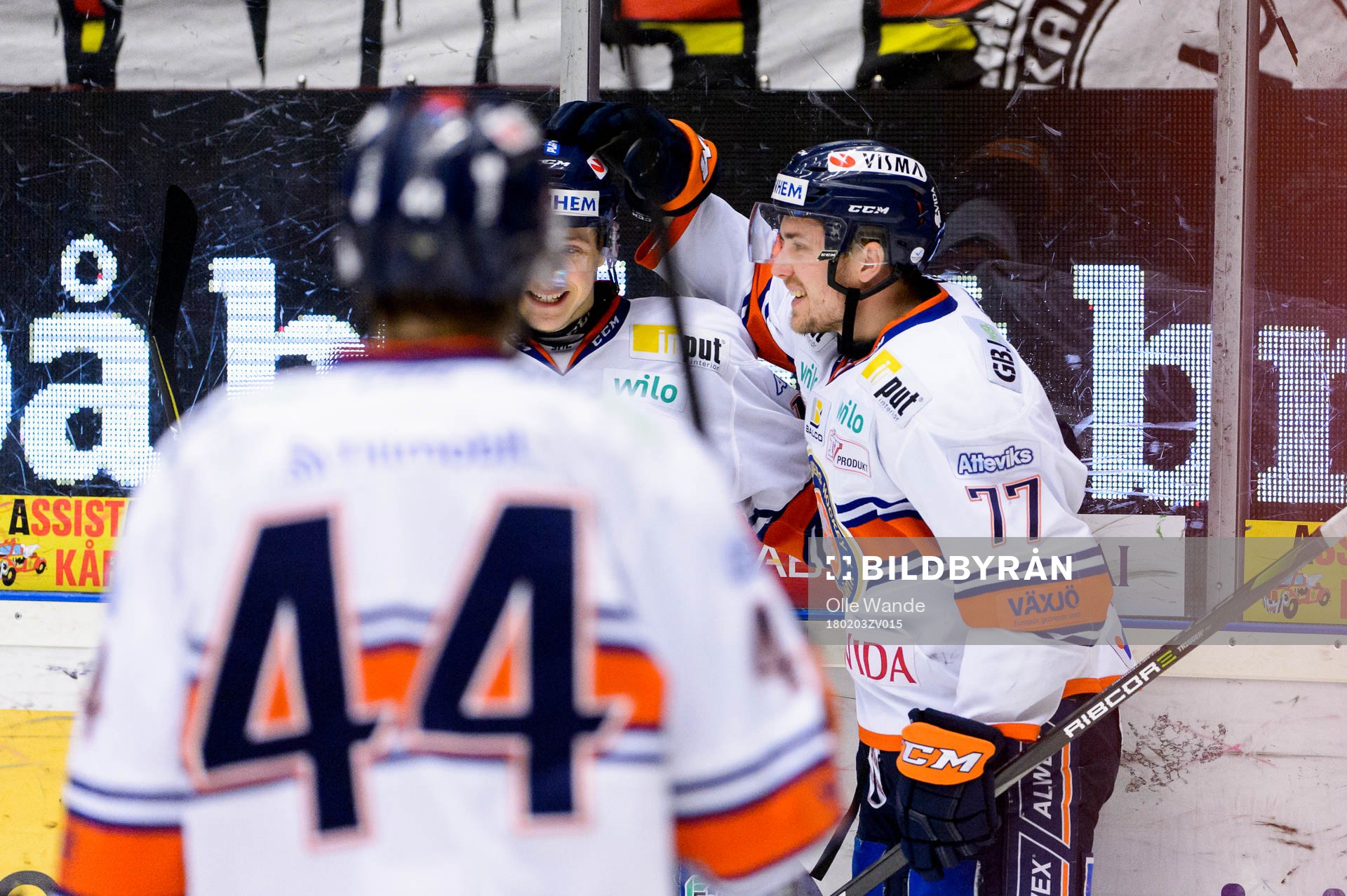 Växjös Pontus Netterberg jublar