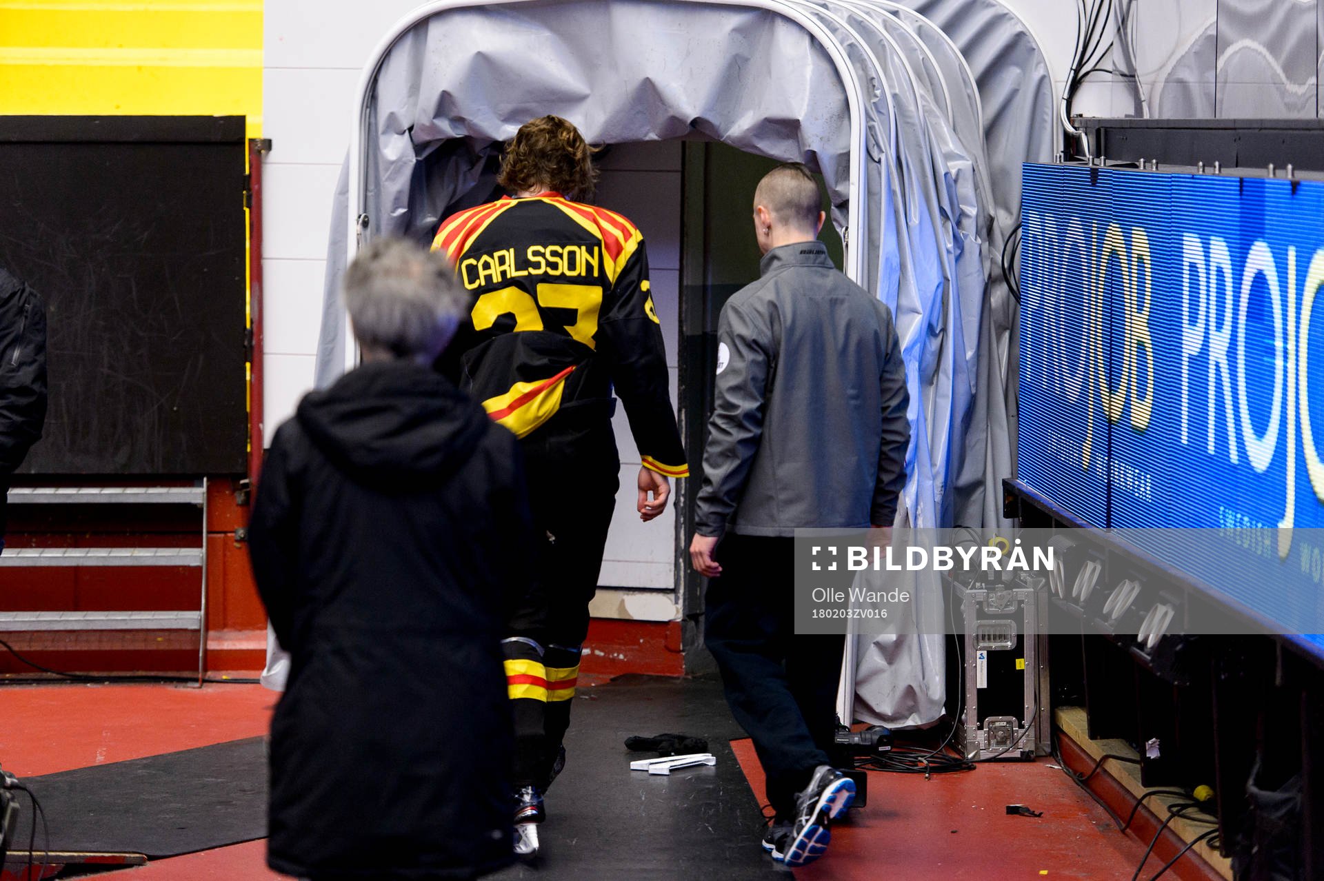 Brynäs Lucas Carlsson kliver av