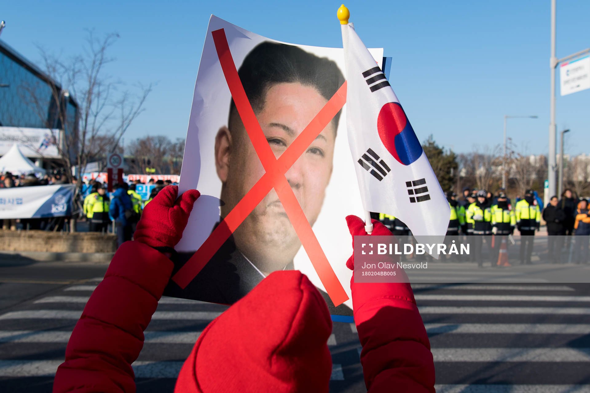People are demonstrating