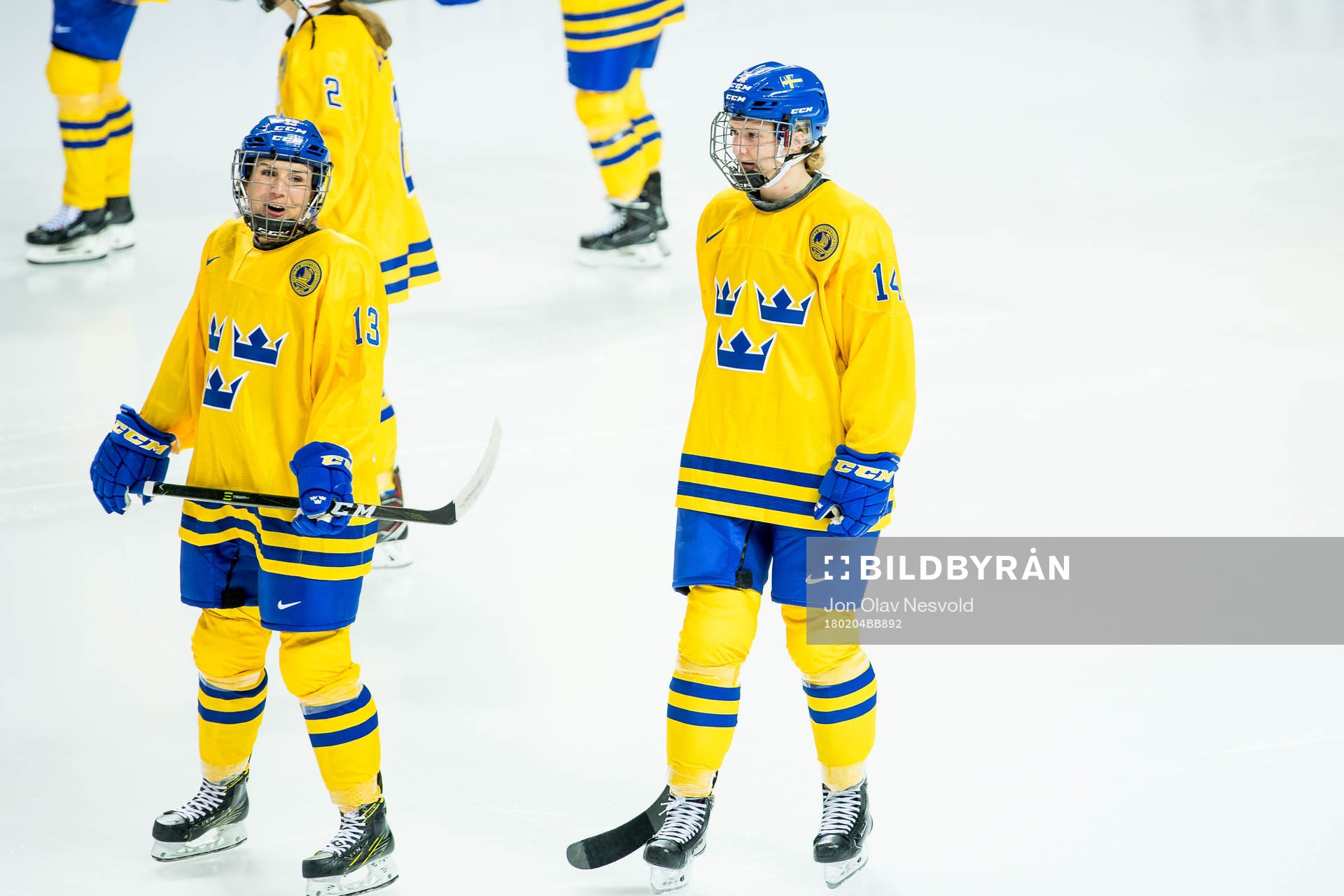 Elin Lundberg of Sweden and Sabina Küller of Sweden