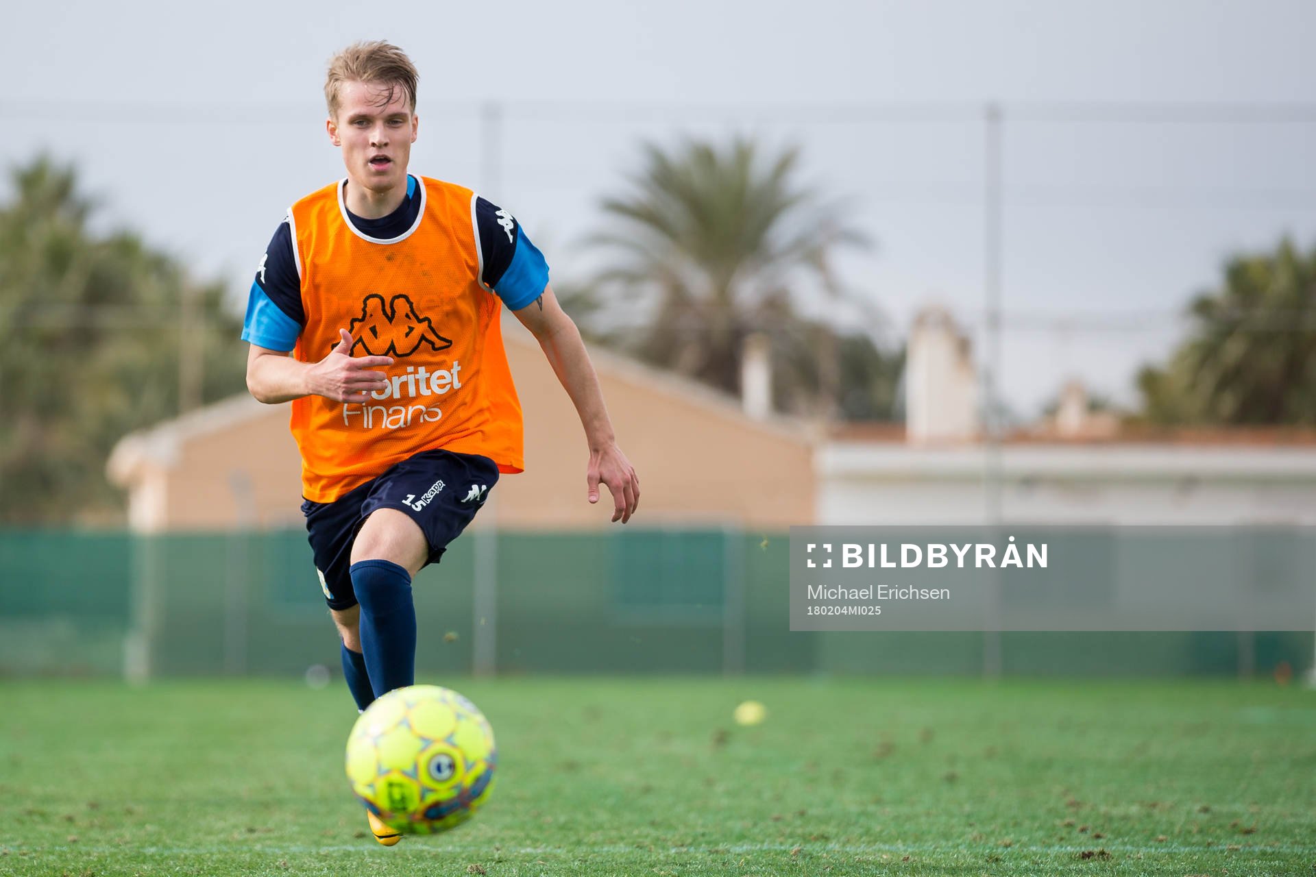 IFK Göteborgs Mikael Ingebrigtsen under en träning med IFK Göteborg den 4 februari 2018 i Pinatar Football Center.
