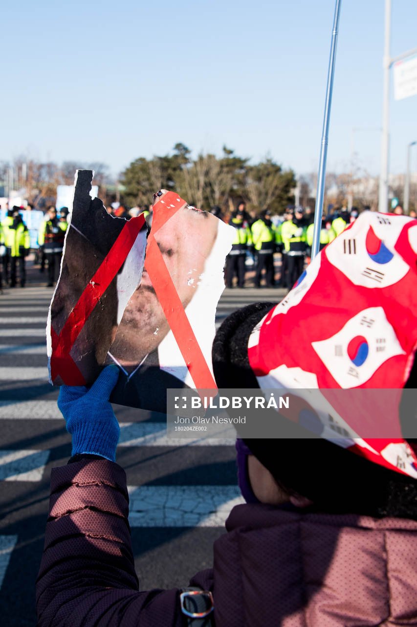 People are demonstrating
