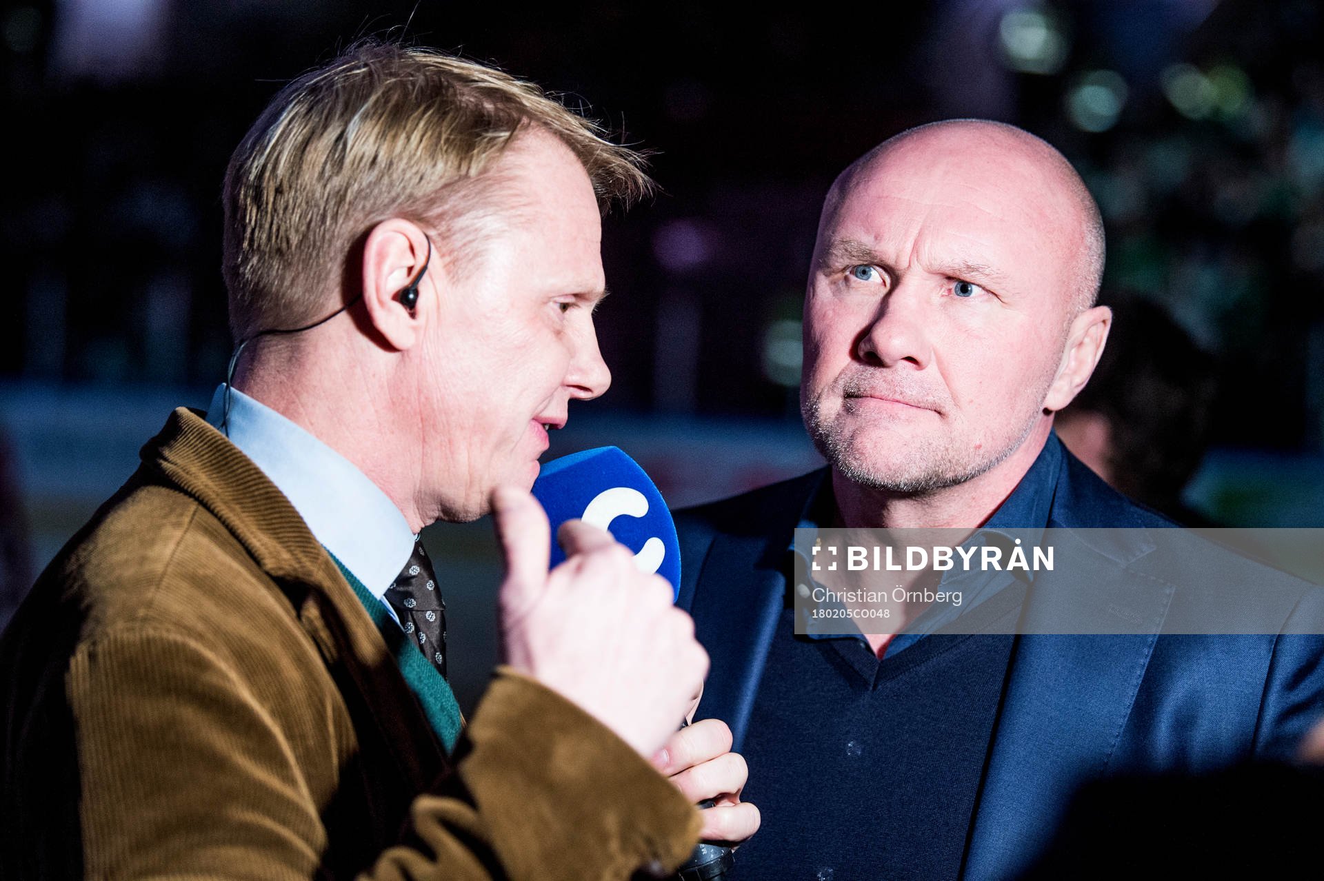 Cmores Niklas Wikegård intervjuar Malmö Redhawks tränare