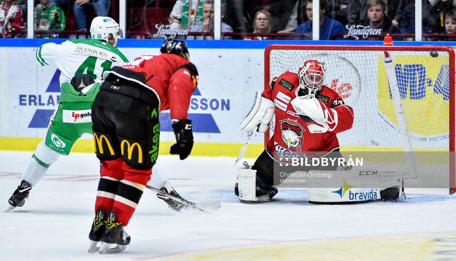 Rögles Daniel Widing gör 1-5 bakom Malmö Redhawks
