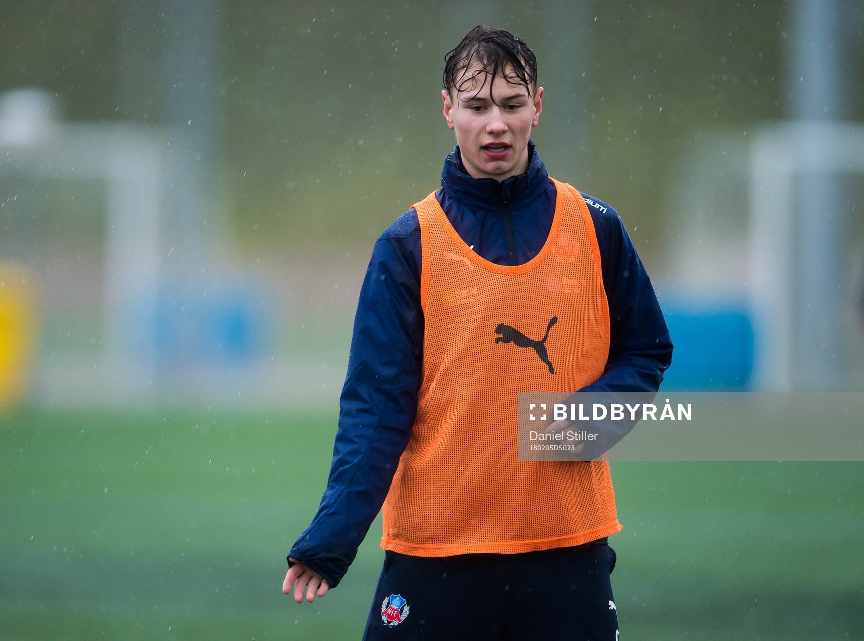 Helsingborgs Alex Timossi Andersson på ett träningsläger