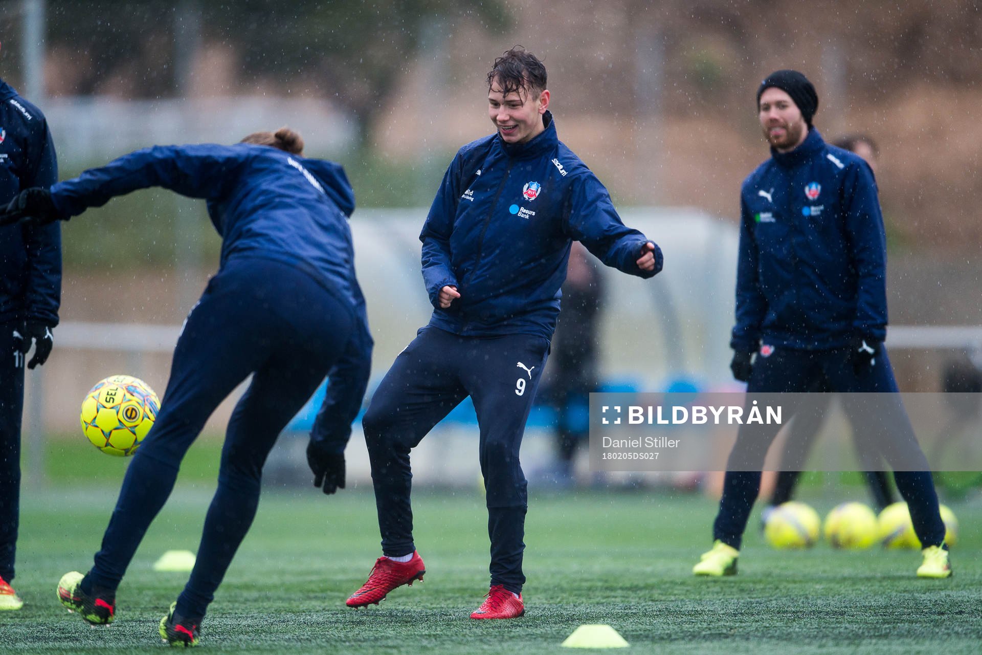Helsingborgs Alex Timossi Andersson på ett träningsläger