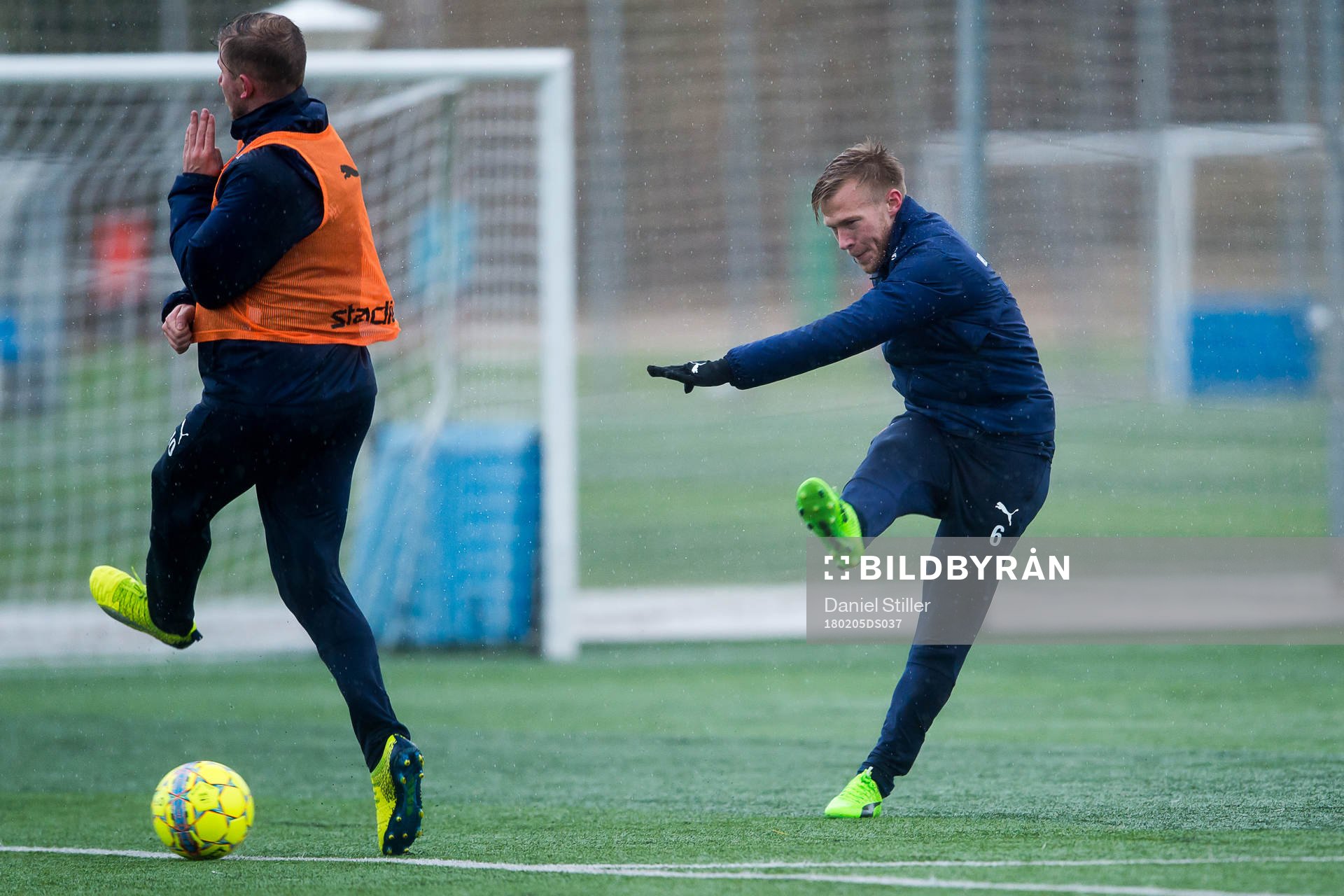 Helsingborgs Andreas Landgren på ett träningsläger