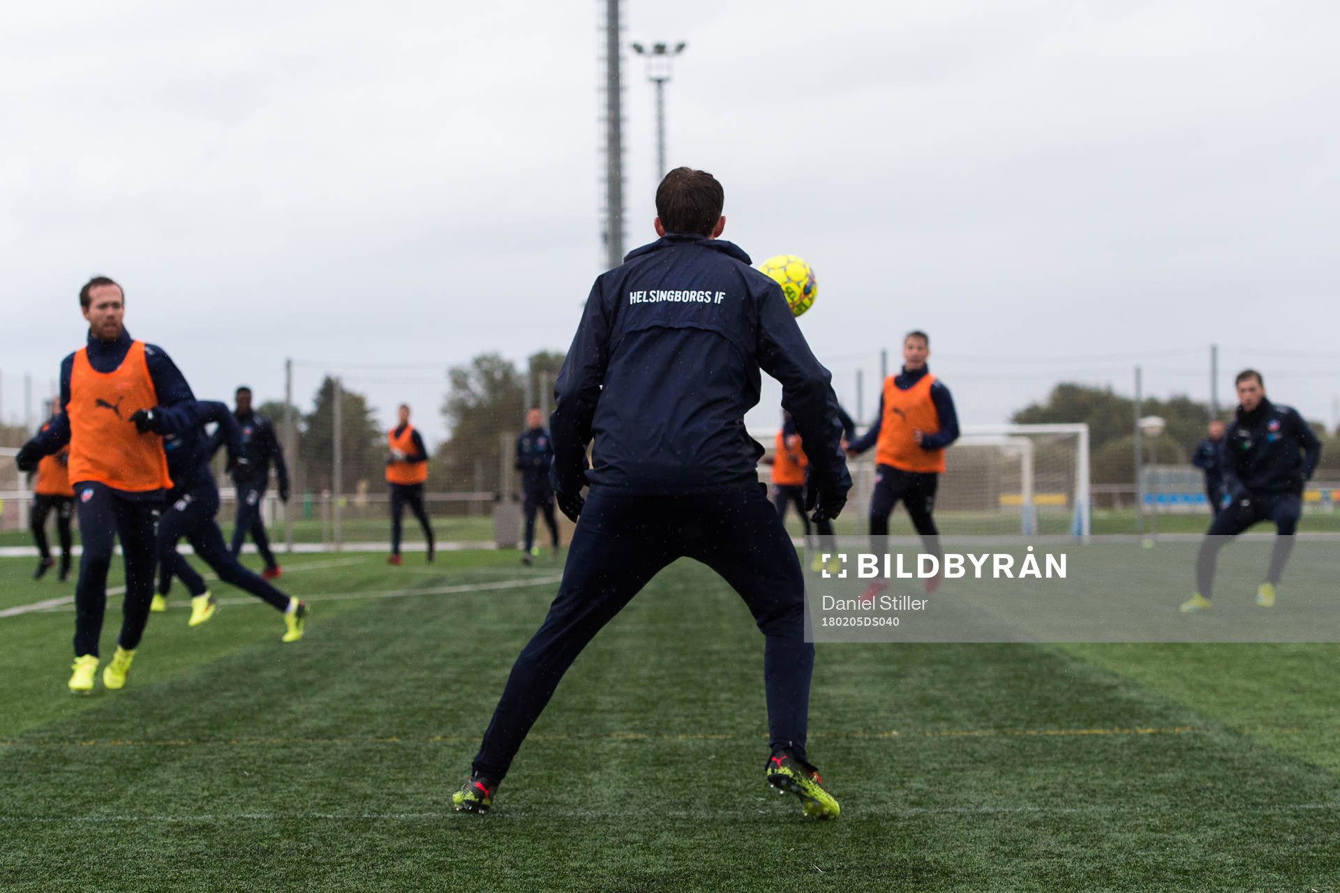 Spelövning på ett träningsläger