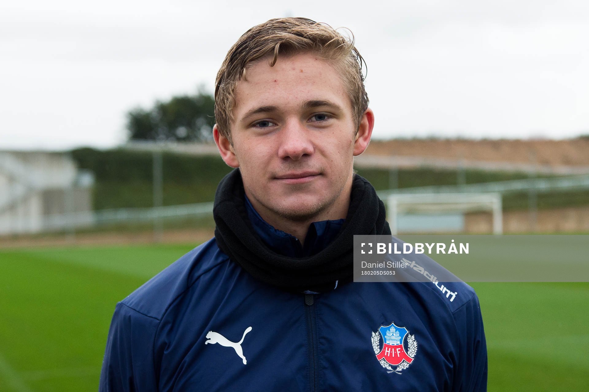 Helsingborgs Carl Thulin på ett träningsläger
