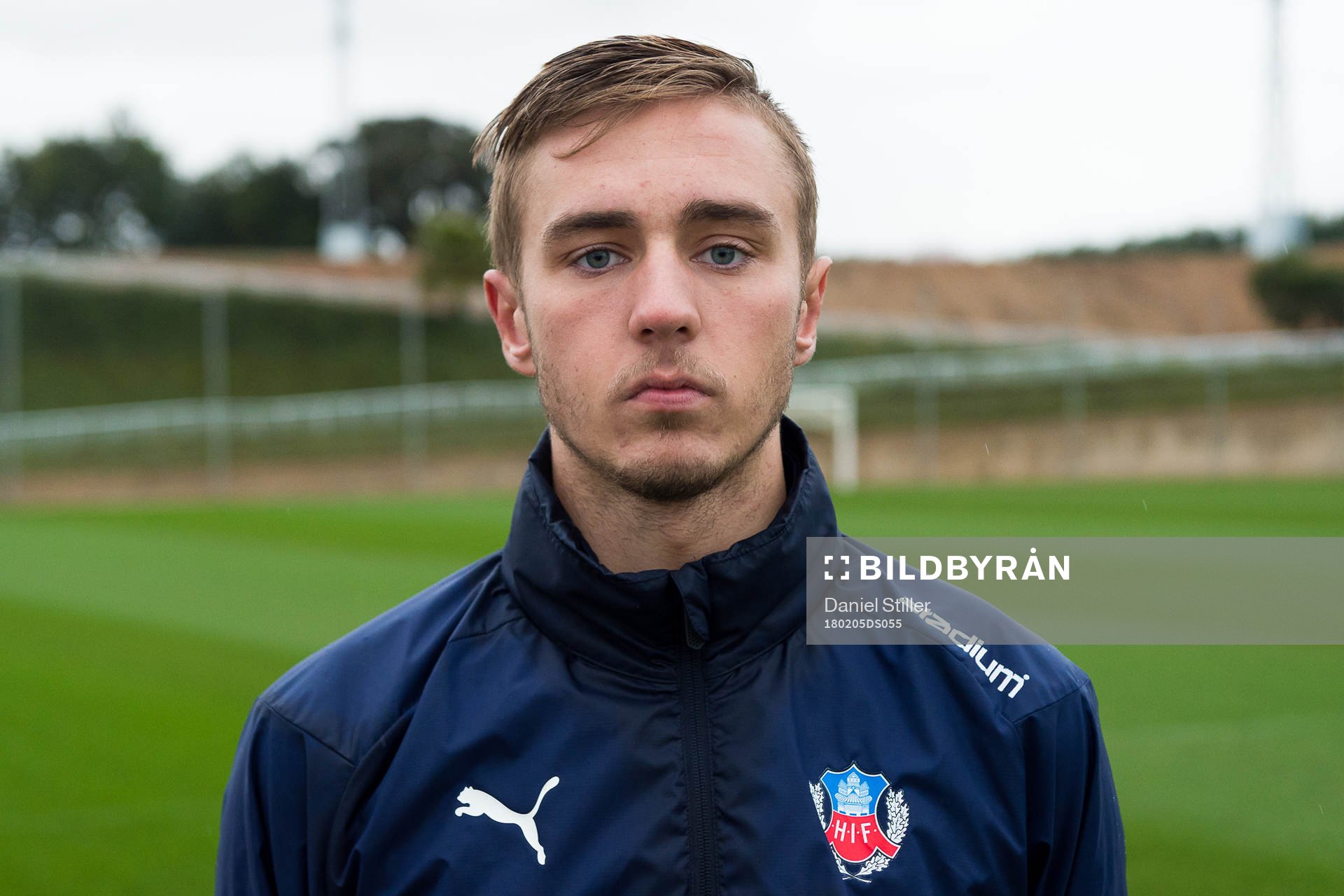 Helsingborgs Casper Seger på ett träningsläger