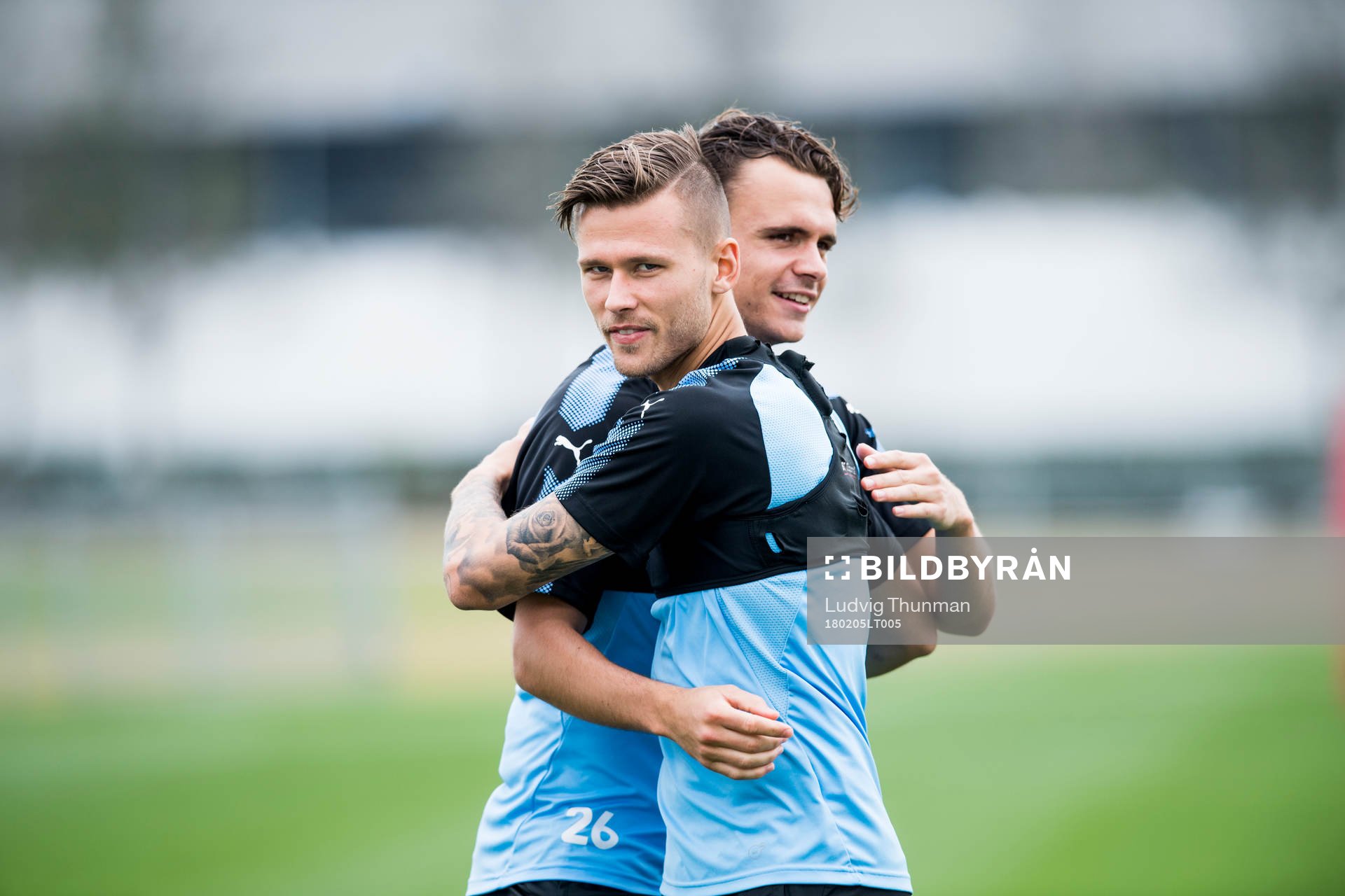 Malmö FFs Arnór Ingvi Traustason och Andreas Vindheim