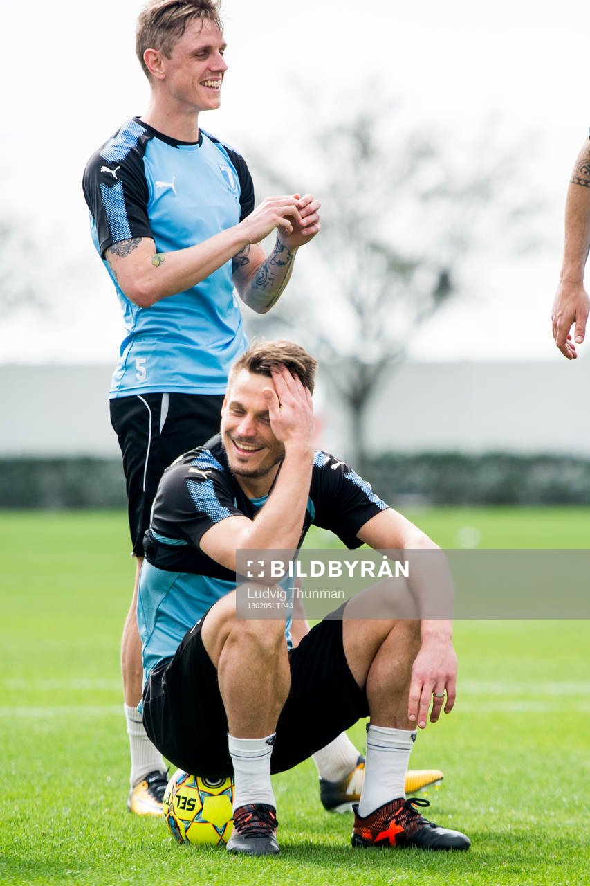 Malmö FFs Sören Rieks och Markus Rosenberg