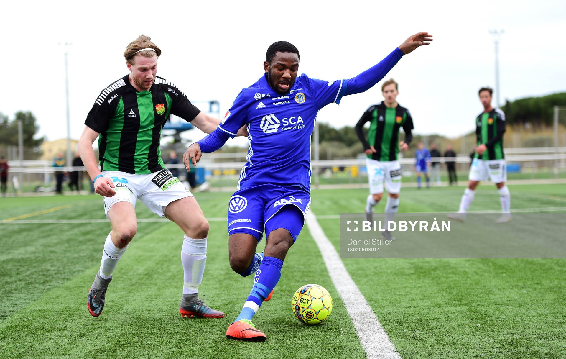GAIS August Wängberg och Sundsvalls Chidi Omeje