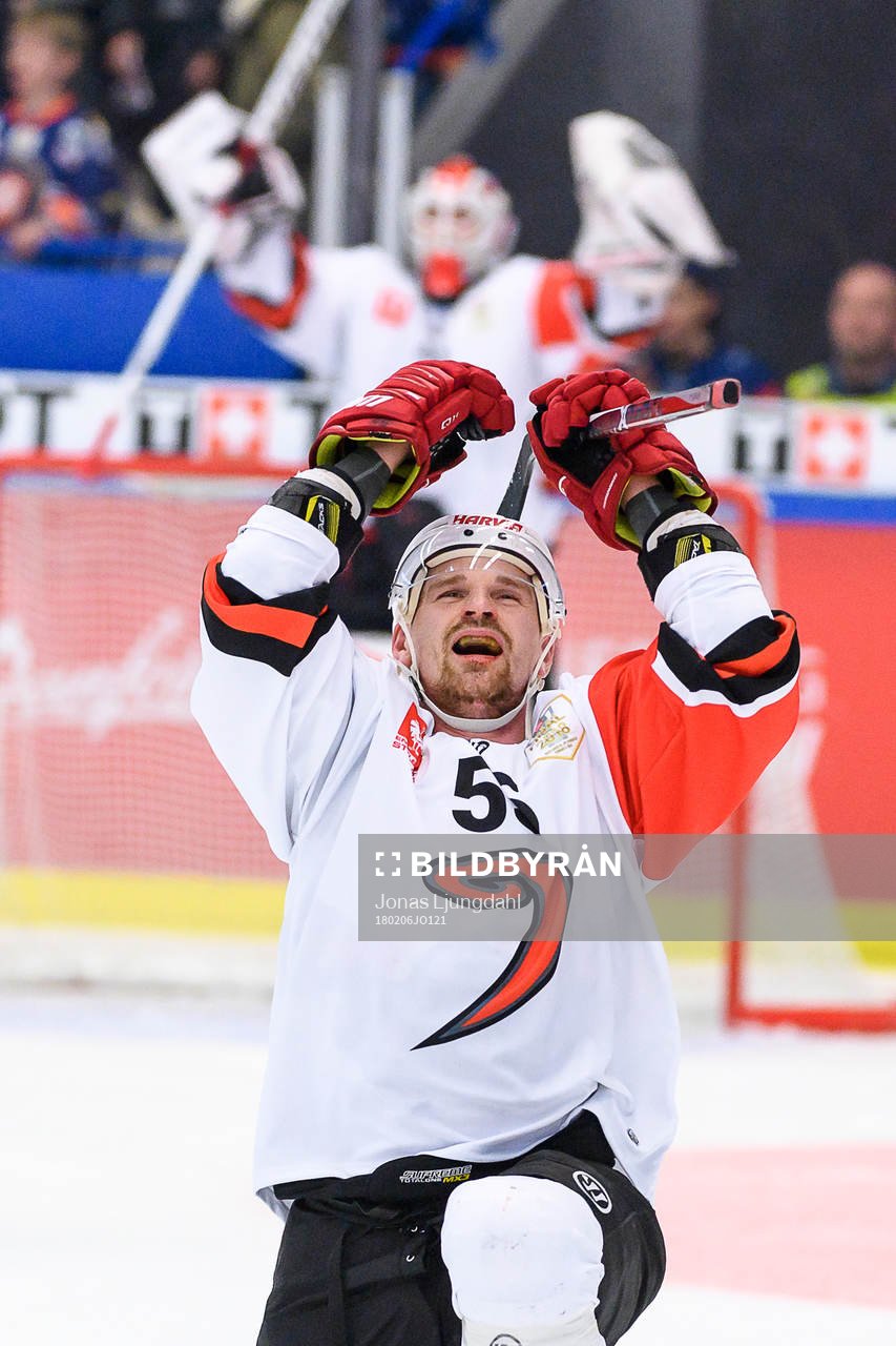 Janne Kolehmainen of Jyväskyläs celebrates his 0-2 goal