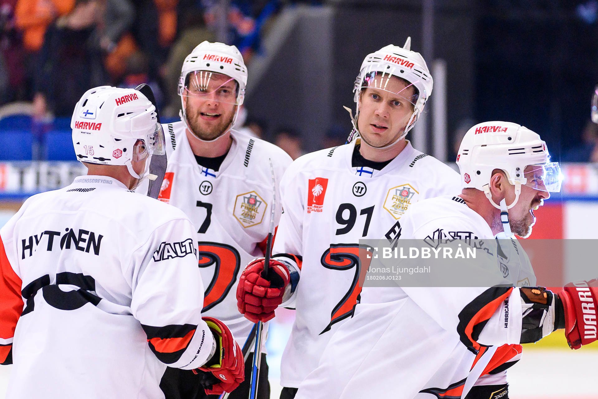 Janne Kolehmainen, Mikko Kuukka and Mikko Kalteva celebrates