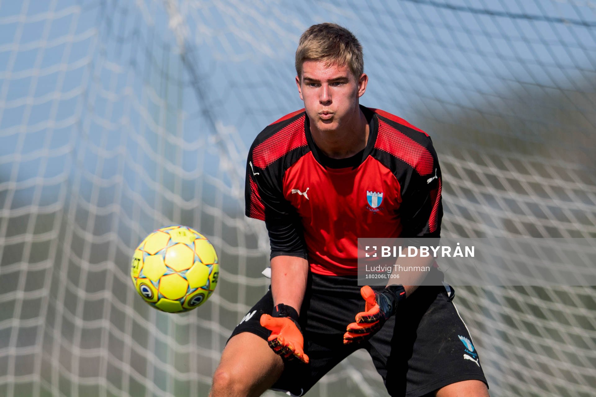 Malmö FFs målvakt Mathias Nilsson