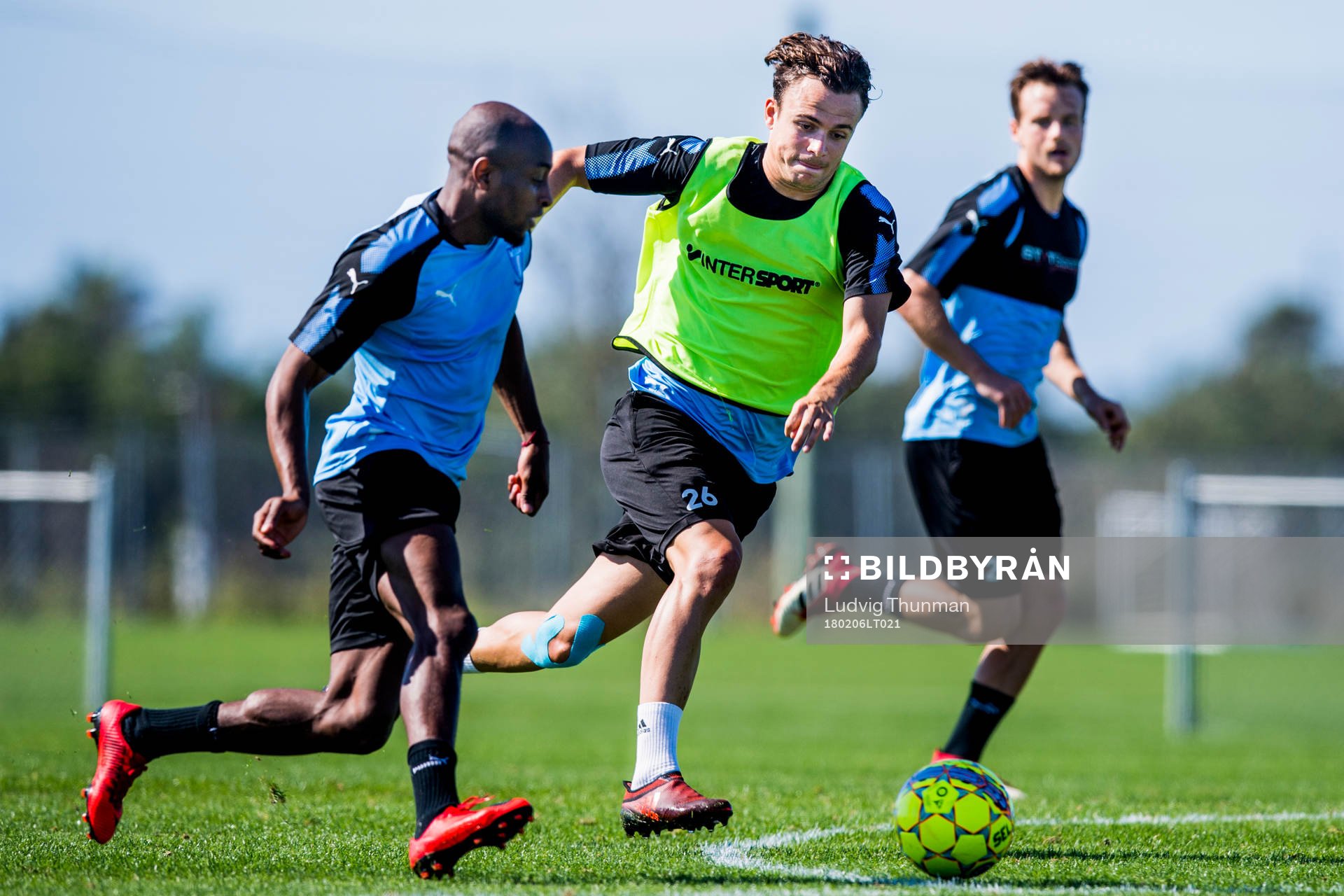 Malmö FFs Fouad Bachirou och Andreas Vindheim