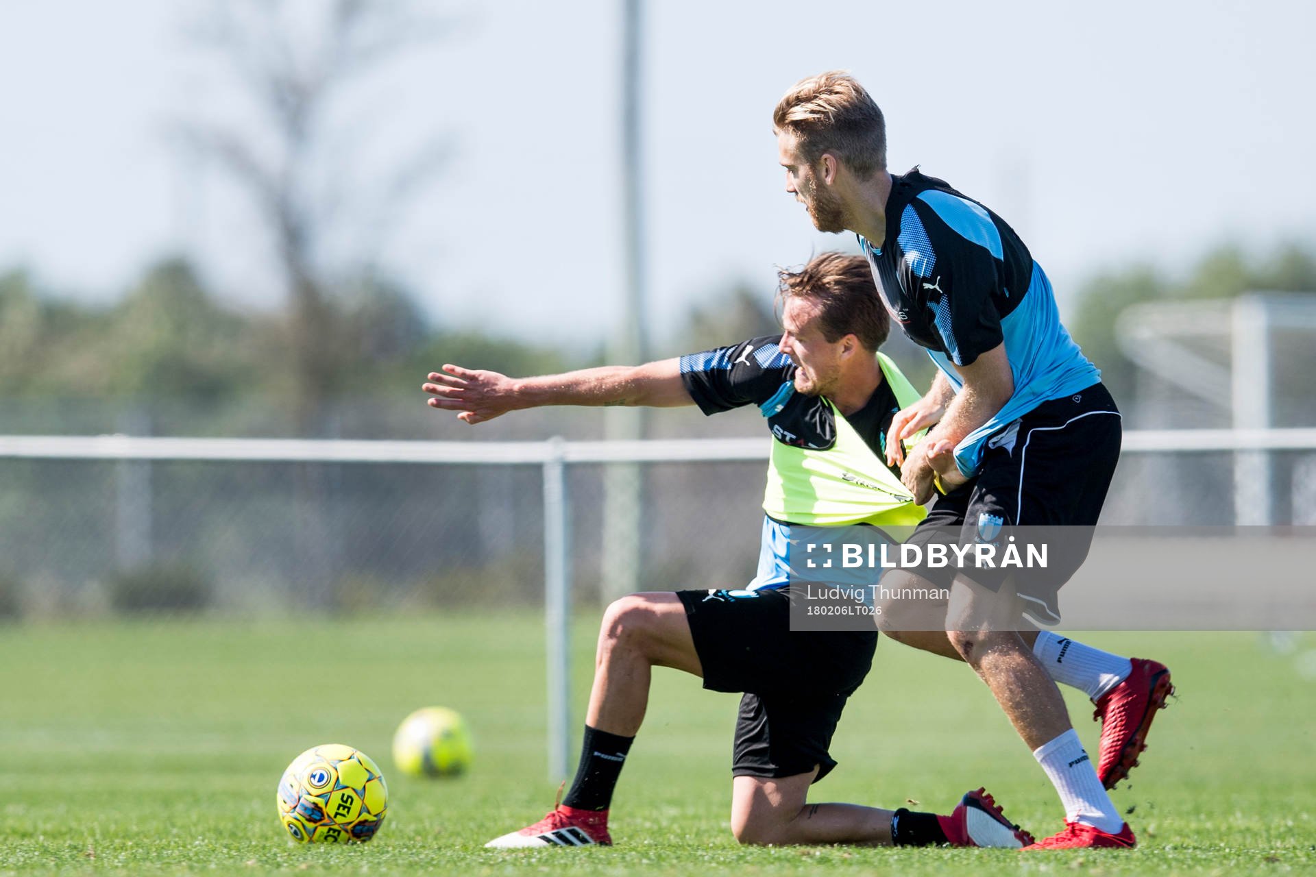 Malmö FFs Eric Larsson och Rasmus Bengtsson