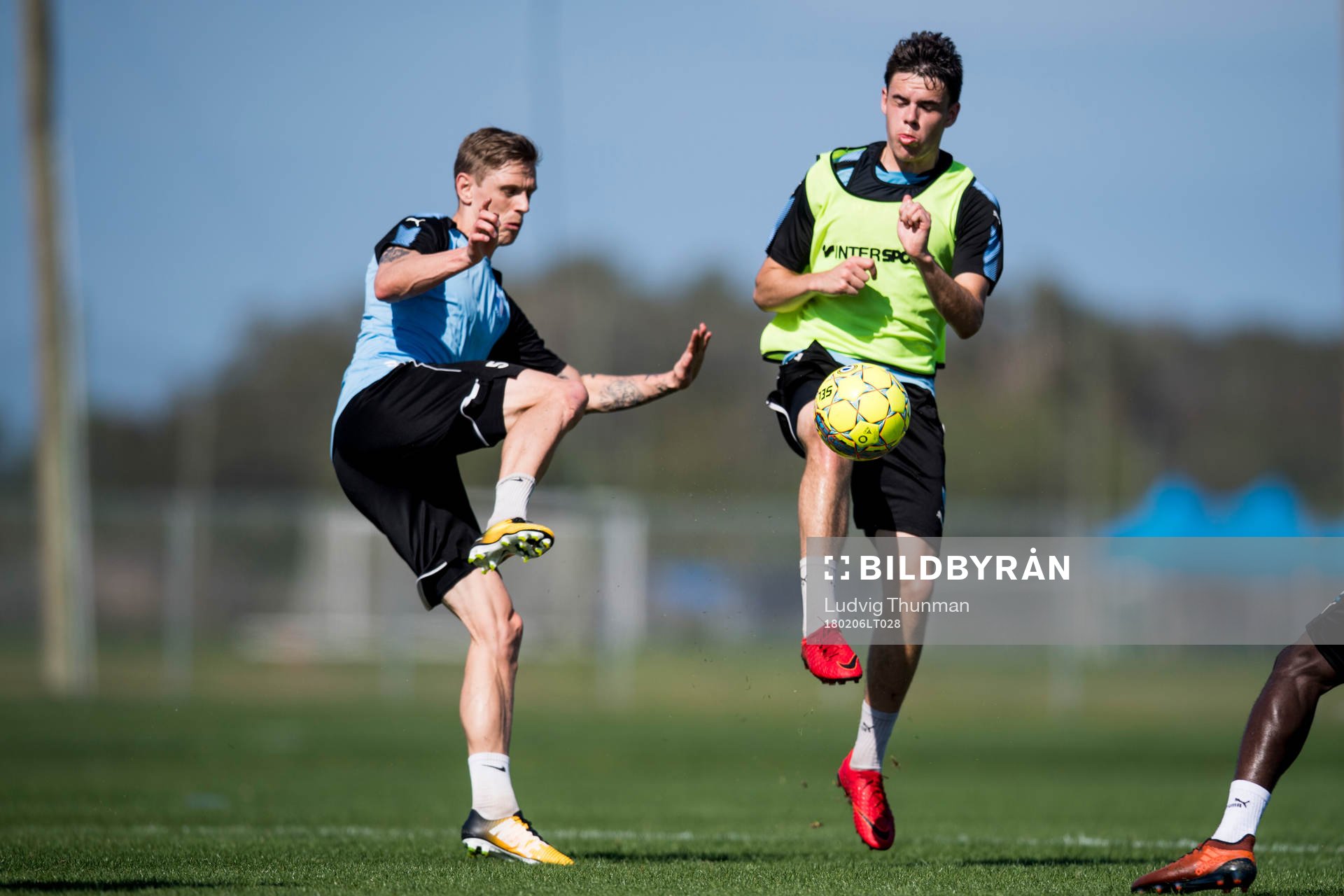 Malmö FFs Sören Rieks och Samuel Adrian