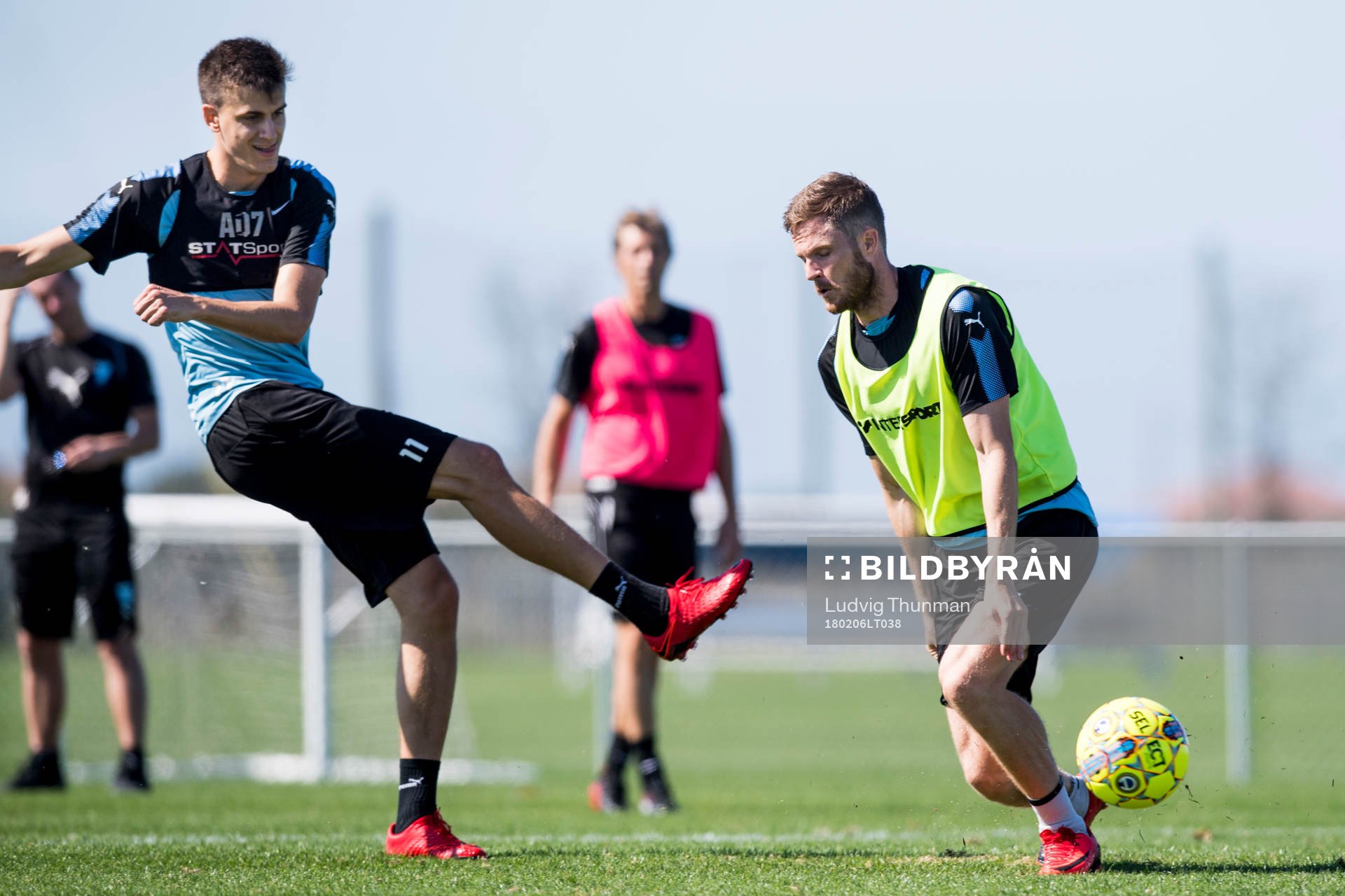 Malmö FFs Alexander Jeremejeff och Lasse Nielsen